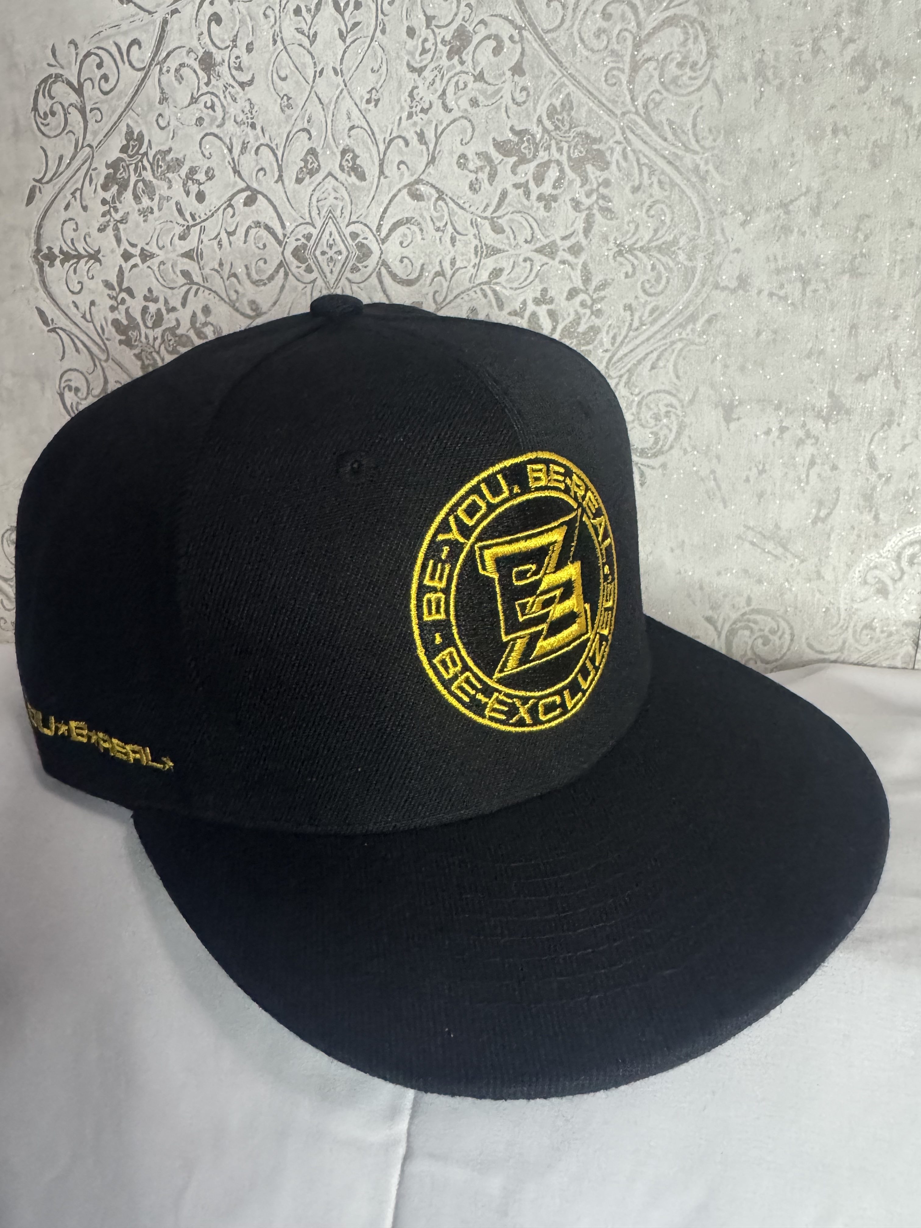 Black Snapback Cap