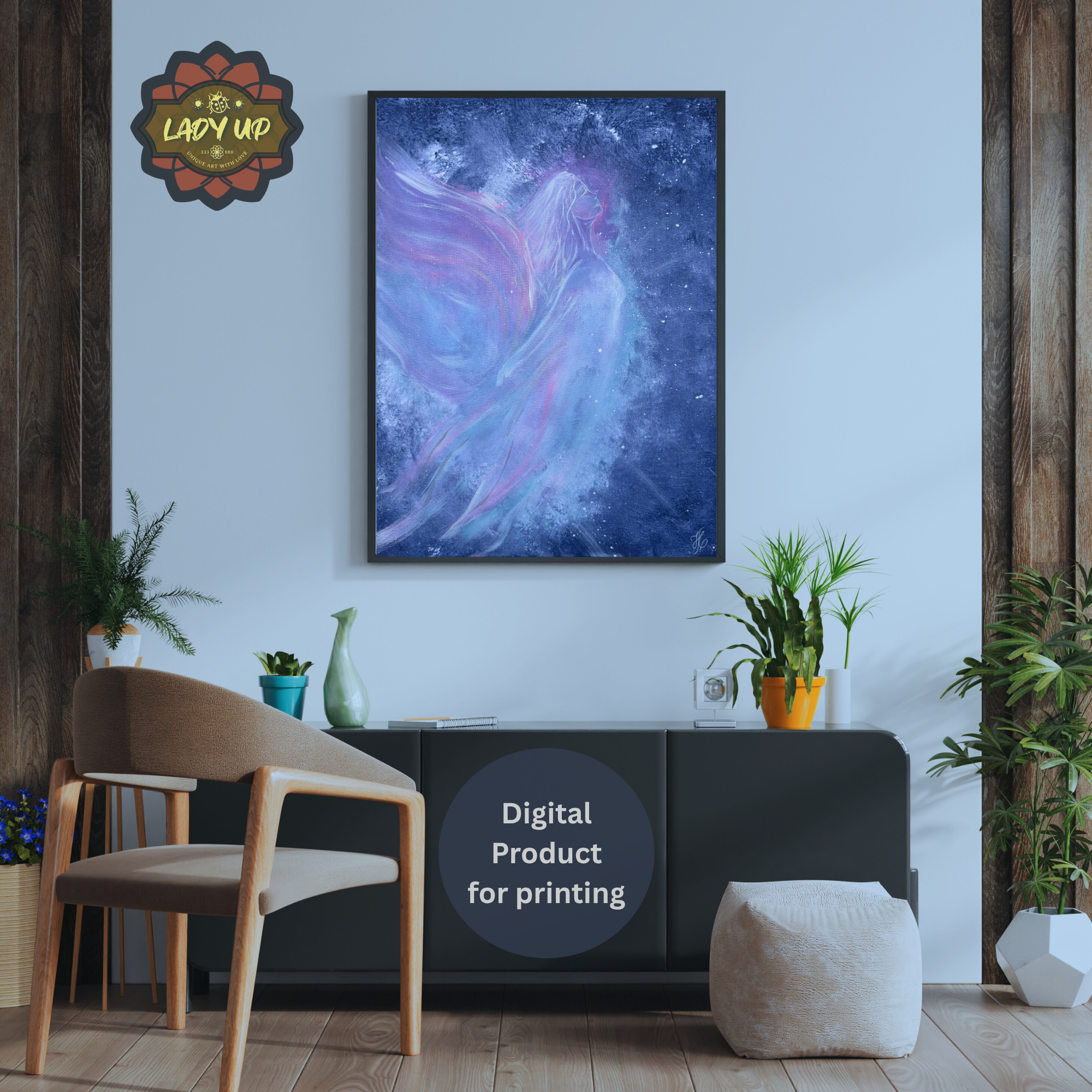 Ethereal Angel Artwork - Lightworker Recharging