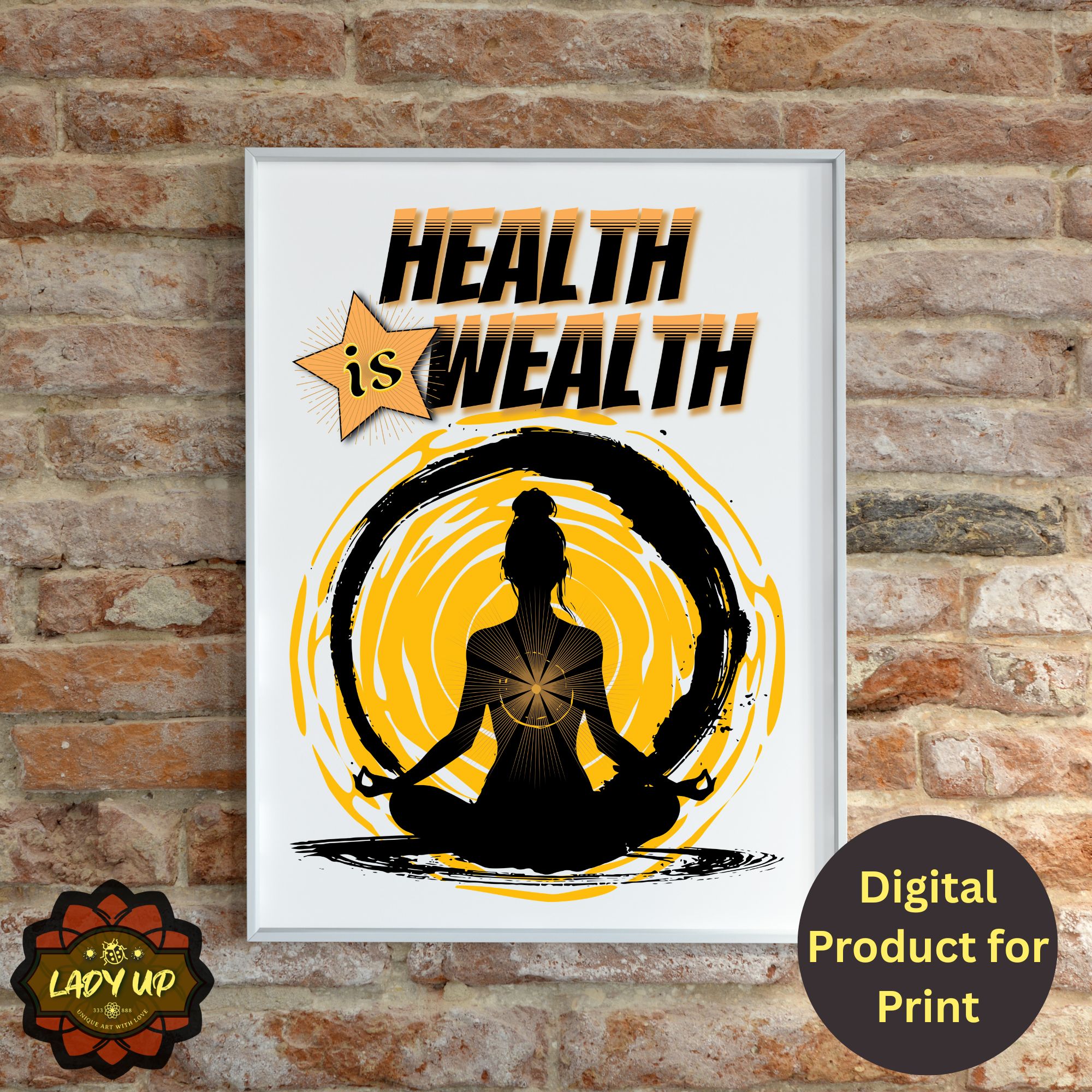 Health is Wealth Poster