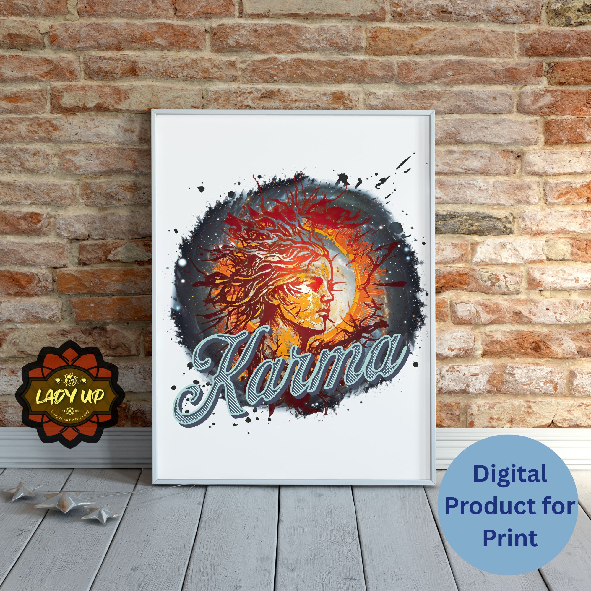 Karma Art Print