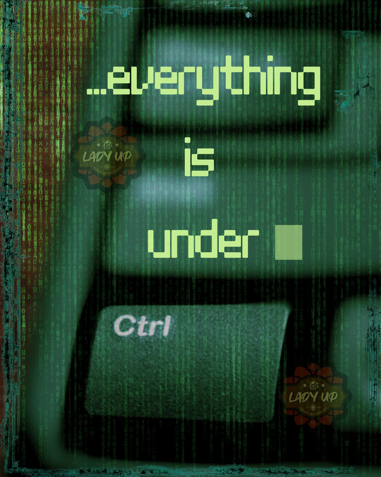 Everything is Under Ctrl - Motivational Wall Art Print