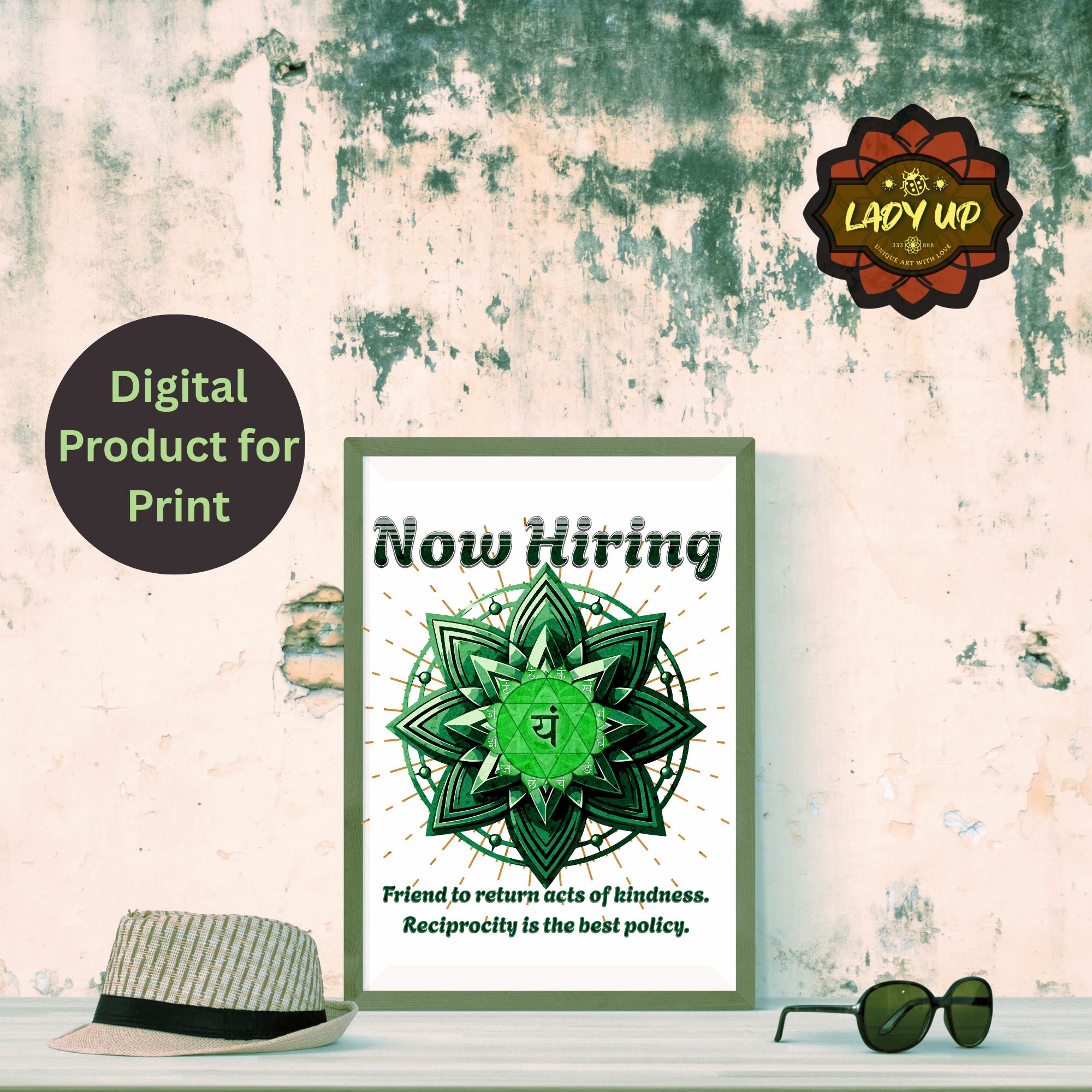 Now Hiring Poster - Heart Chakra