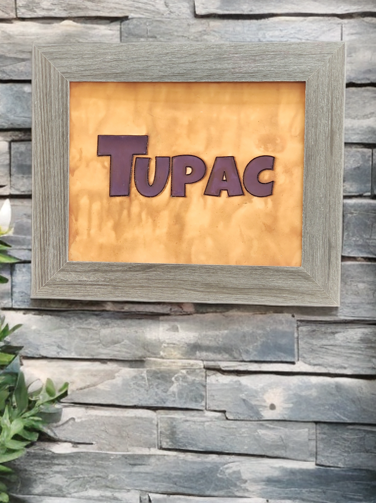 Custom Leather Wall Art Frame