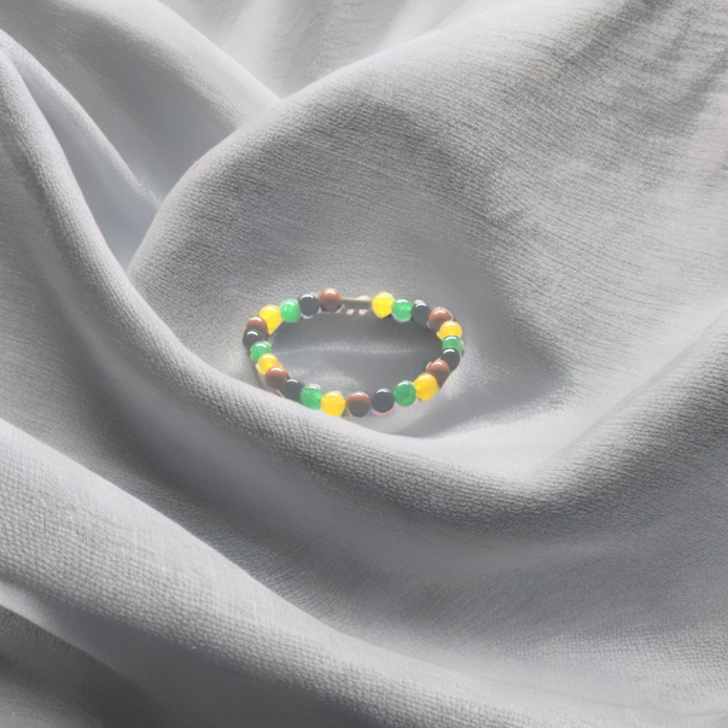 Colorful Gemstone Beaded Bracelet