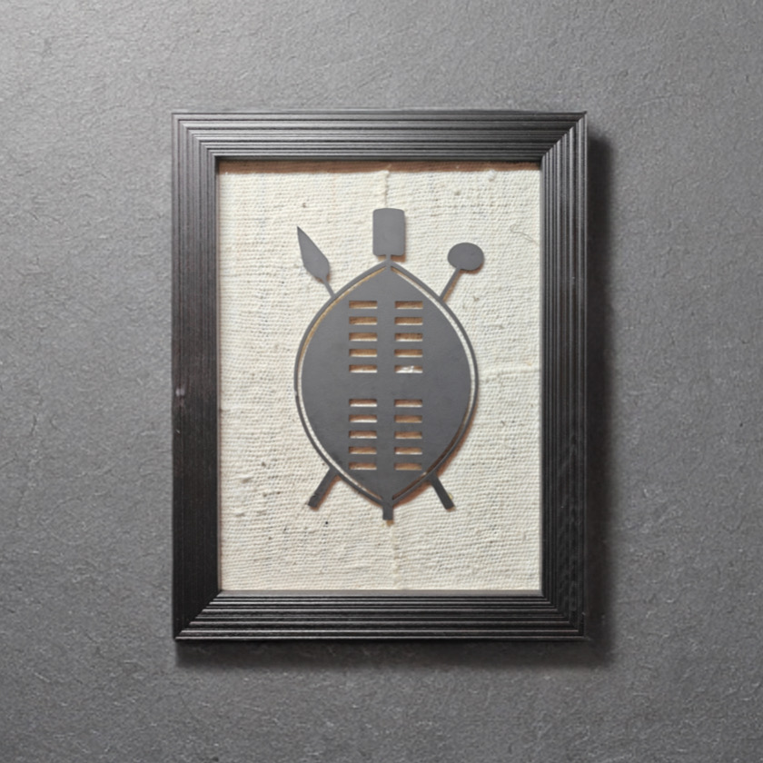 Traditional Zulu Shield Wall Art