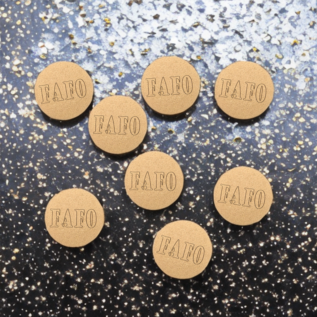 FAFO Cork Coasters