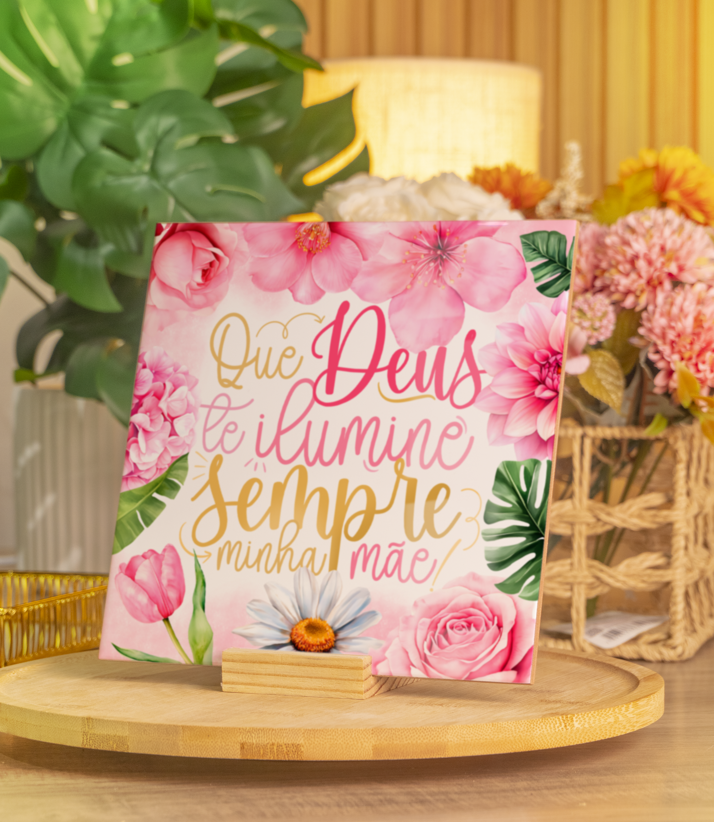 Azulejo Decorativo Dia das mães