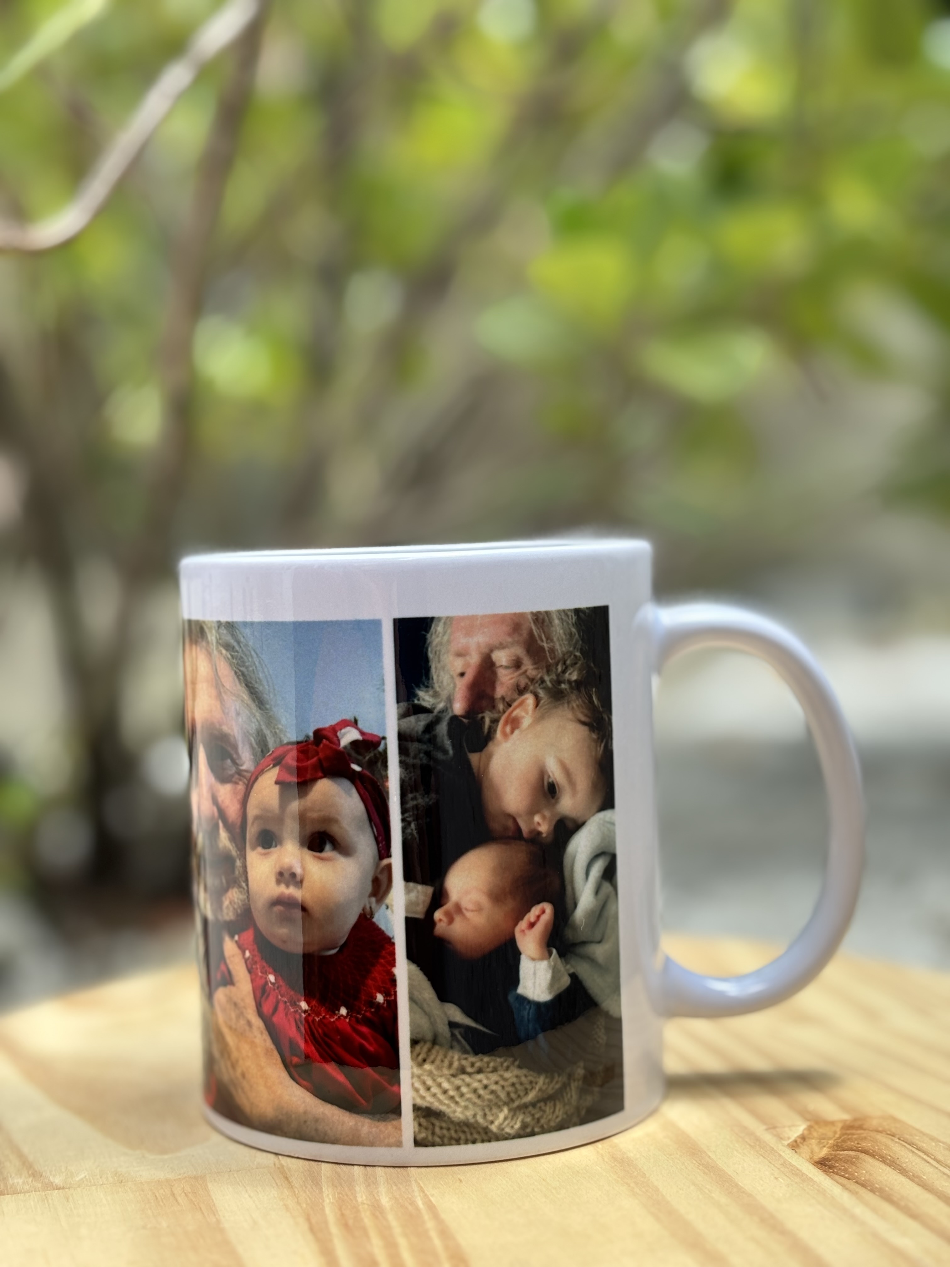 Caneca Branca Personalizada com Foto