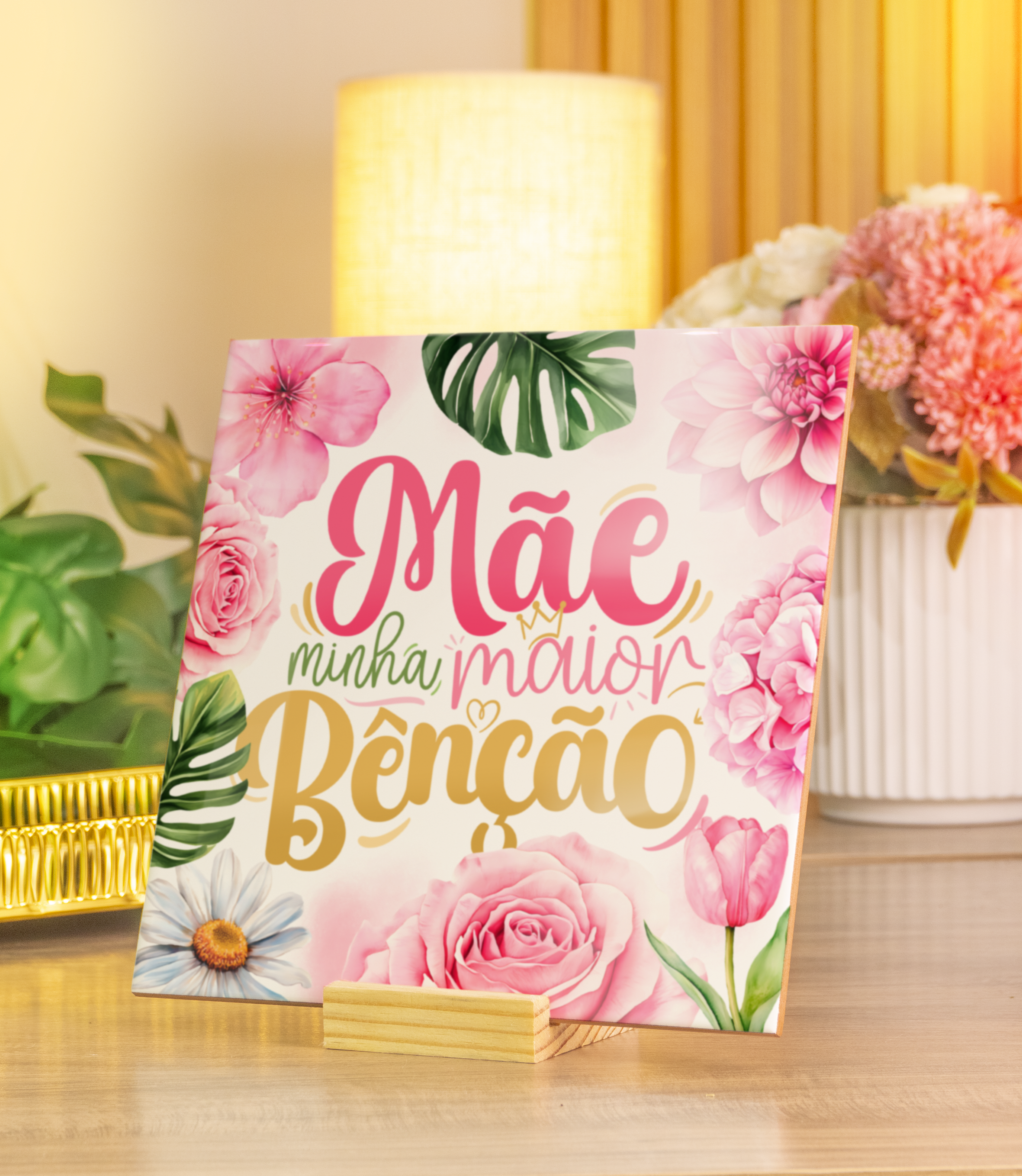 Azulejo Decorativo Dia das mães