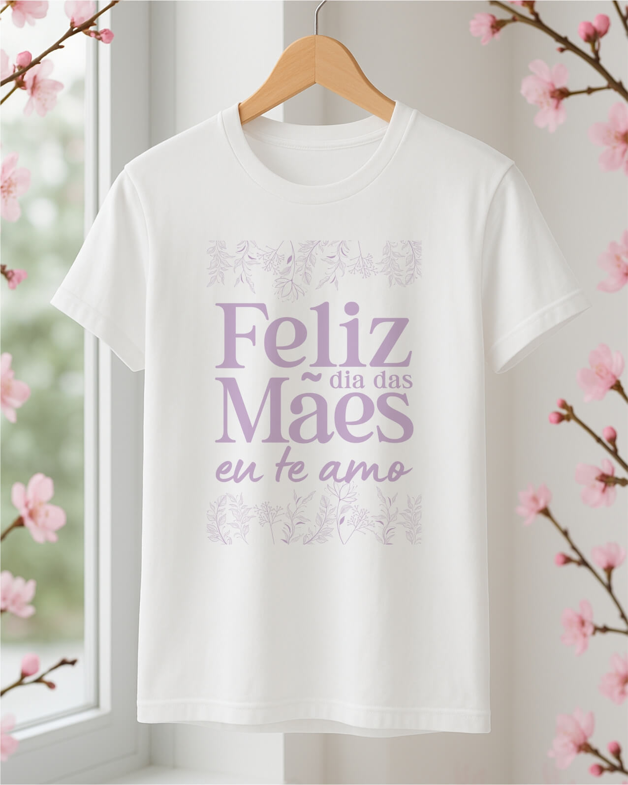 Camiseta Dia das Mães - Babylook 100% Poliéster