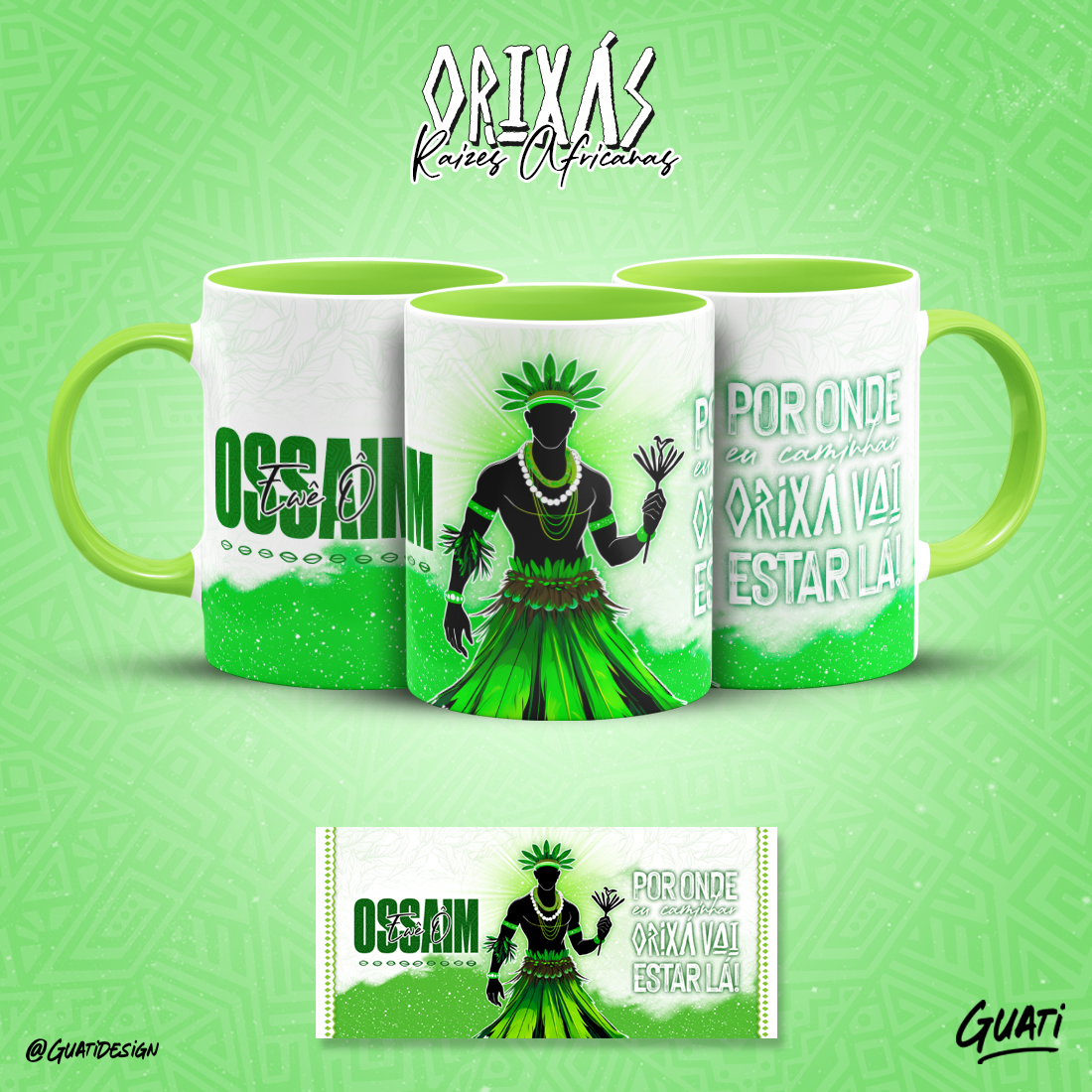 Canecas Orixás - Raízes Africanas - Ossaim