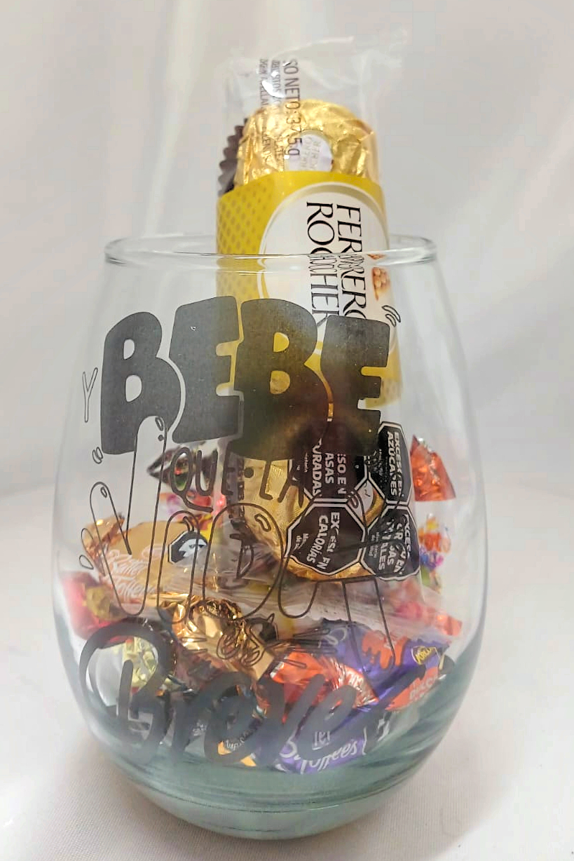 Vaso tipo copón (vidrio)