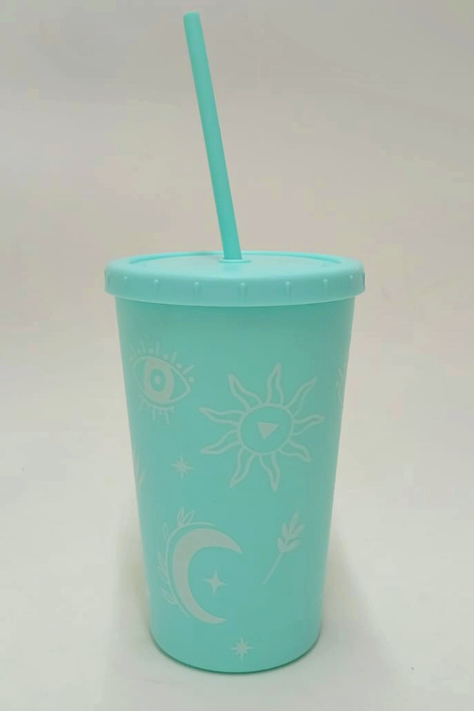 Vasos Akira con sorbete 