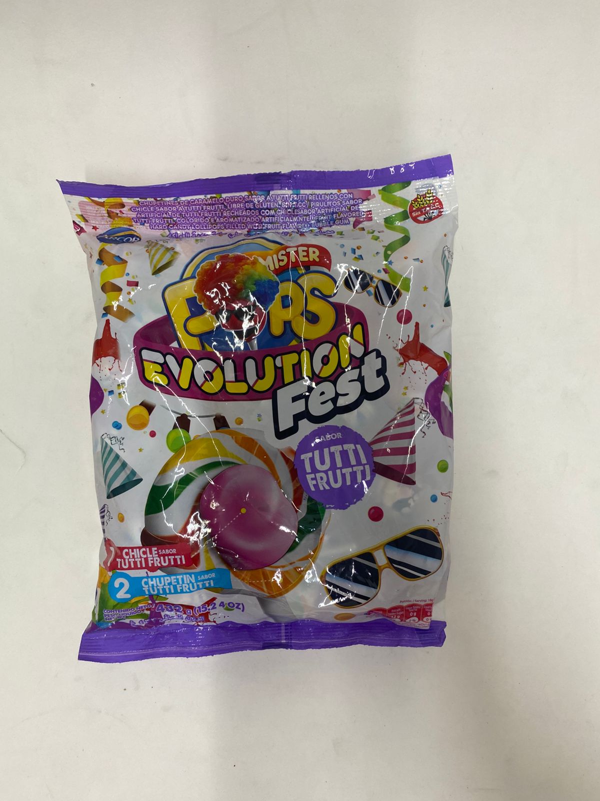 Bolsa De Chupetines MR.POP EVOLUTION x 24