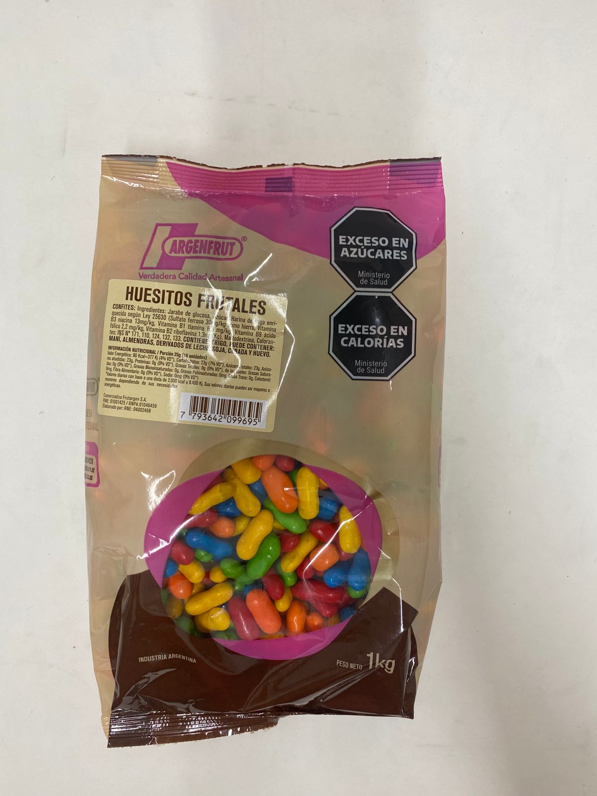 Bolsa De Huesitos Frutales X 1 kg