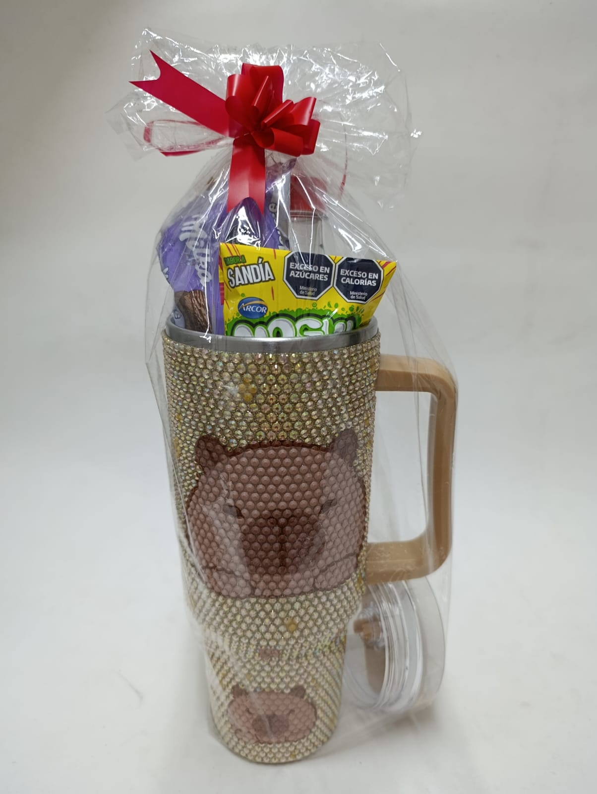 Vaso quencher con brillo