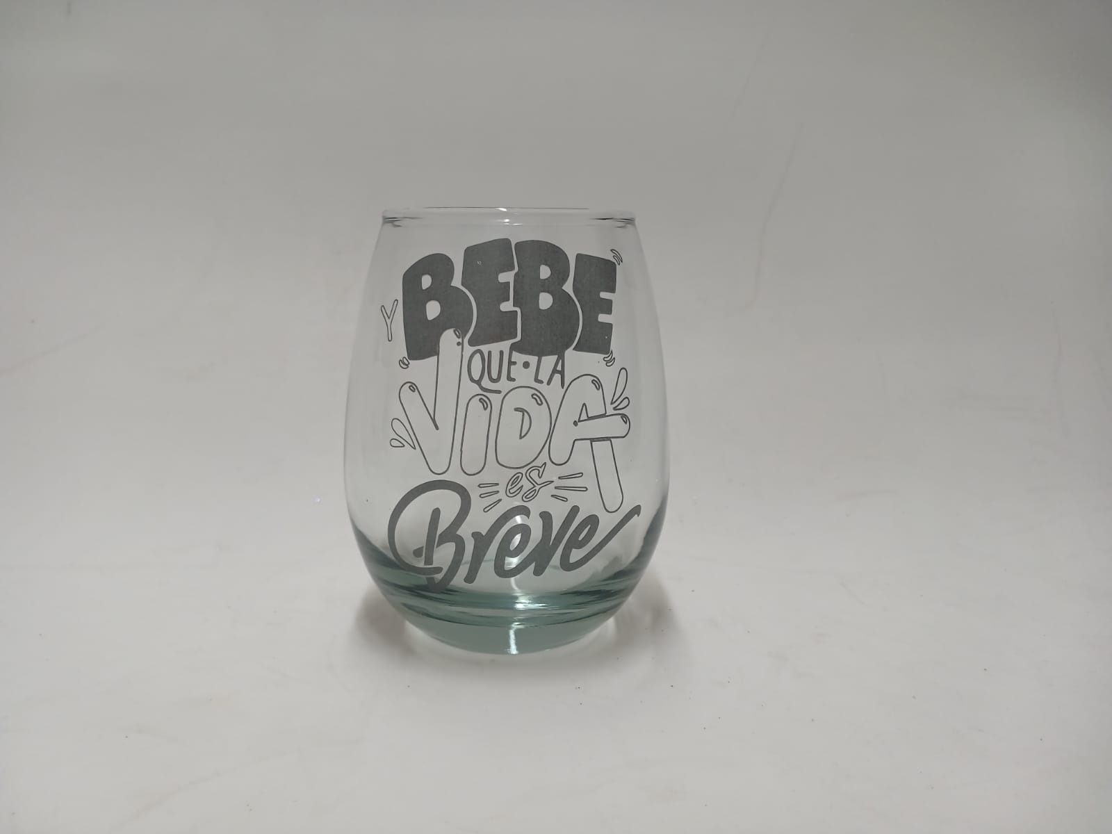 Vaso tipo copón (vidrio)