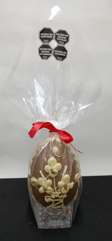 Huevo Cannettine  decorado con chocolate x 500 gr.