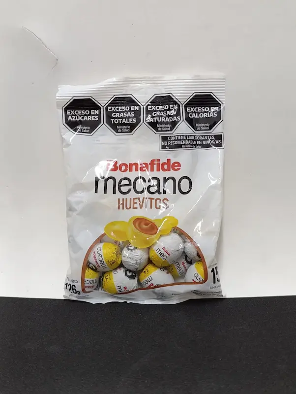 Mini huevitos Mecano (Bonafide) x 126 gr.
