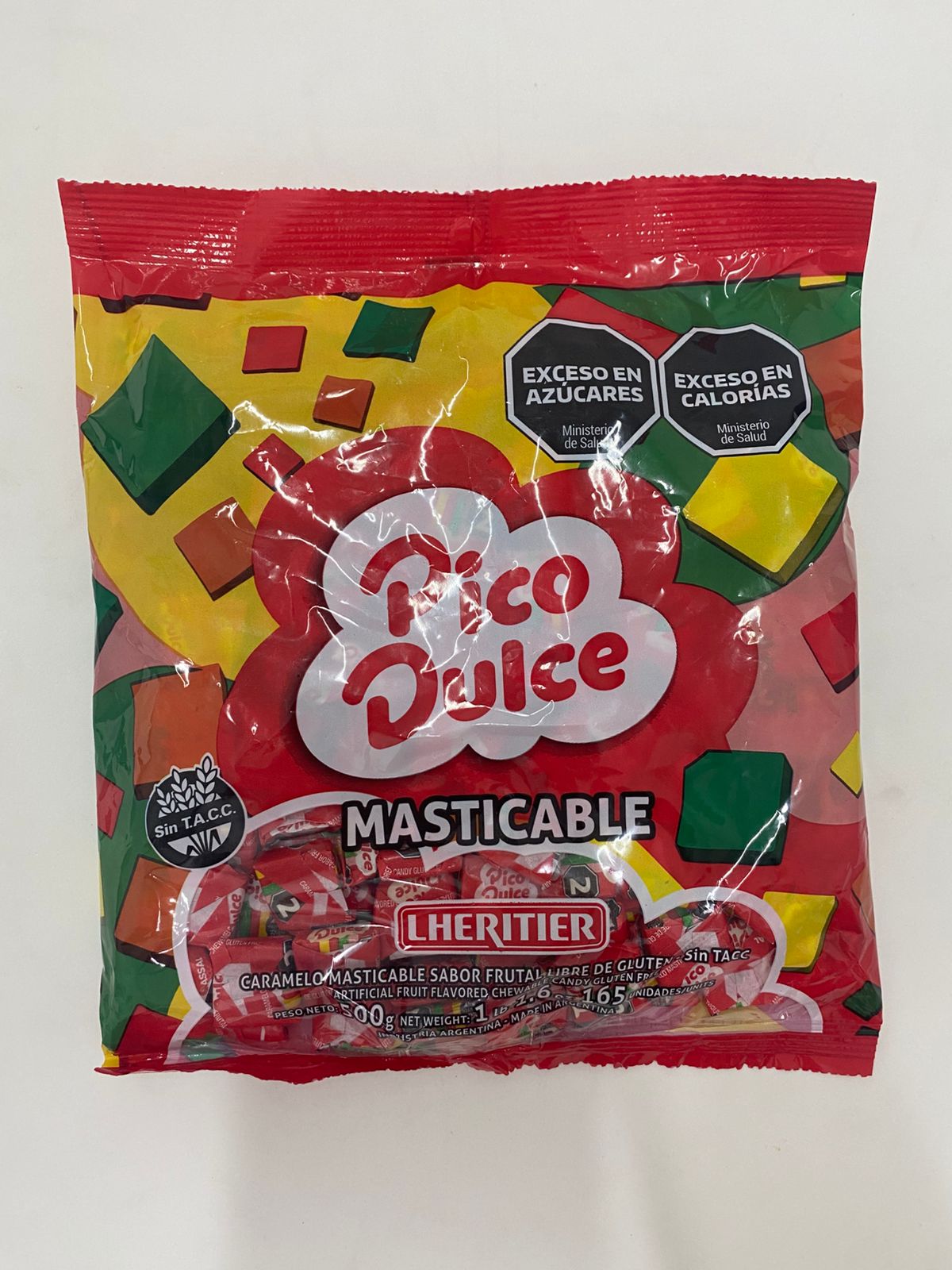 Bolsa De Caramelo PICO DULCE Masticable X500 grs