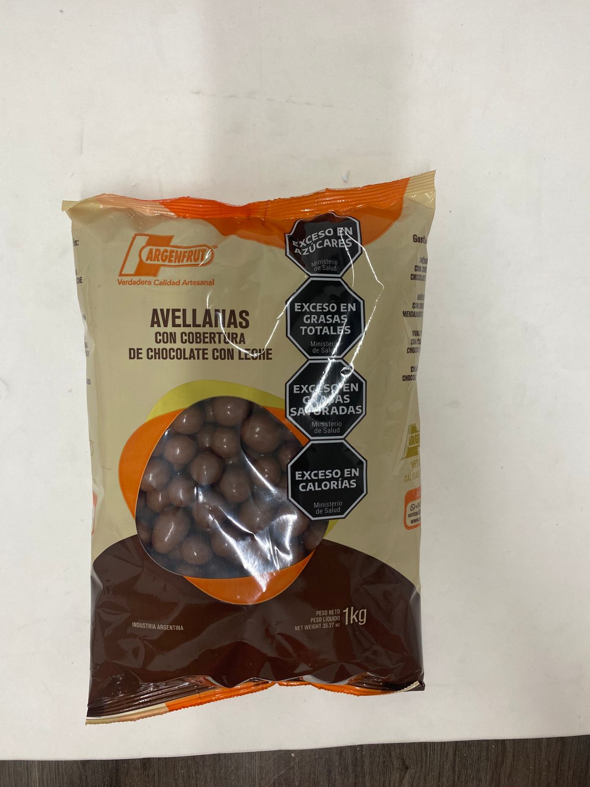 Bolsa De Avellana Con Chocolate X 1 kg