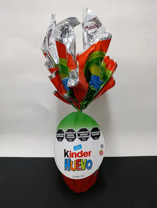 Huevo Kinder x 150 gr. (sin tacc)