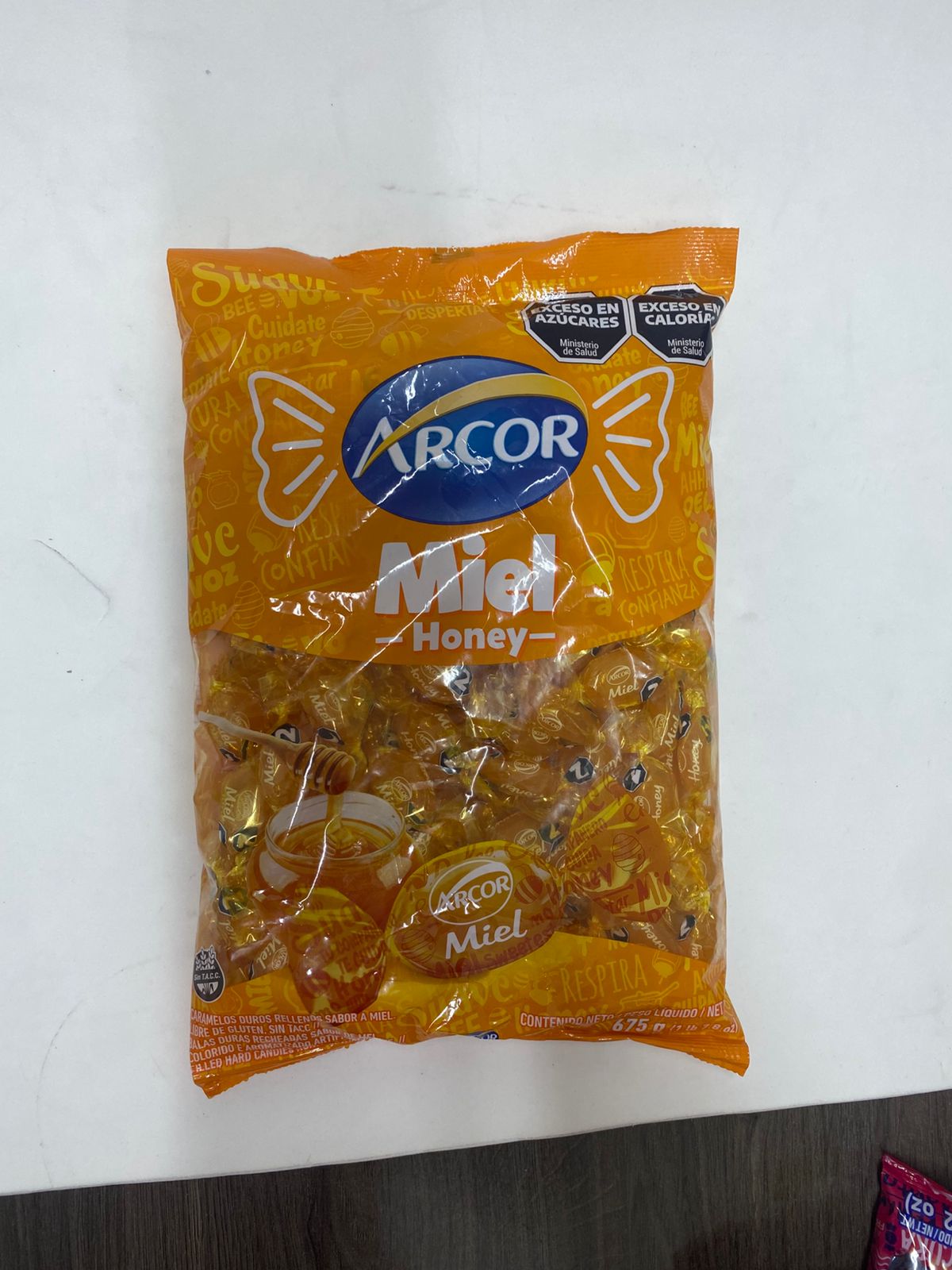 Bolsa De Caramelos Rellenos De Miel X 675 grs