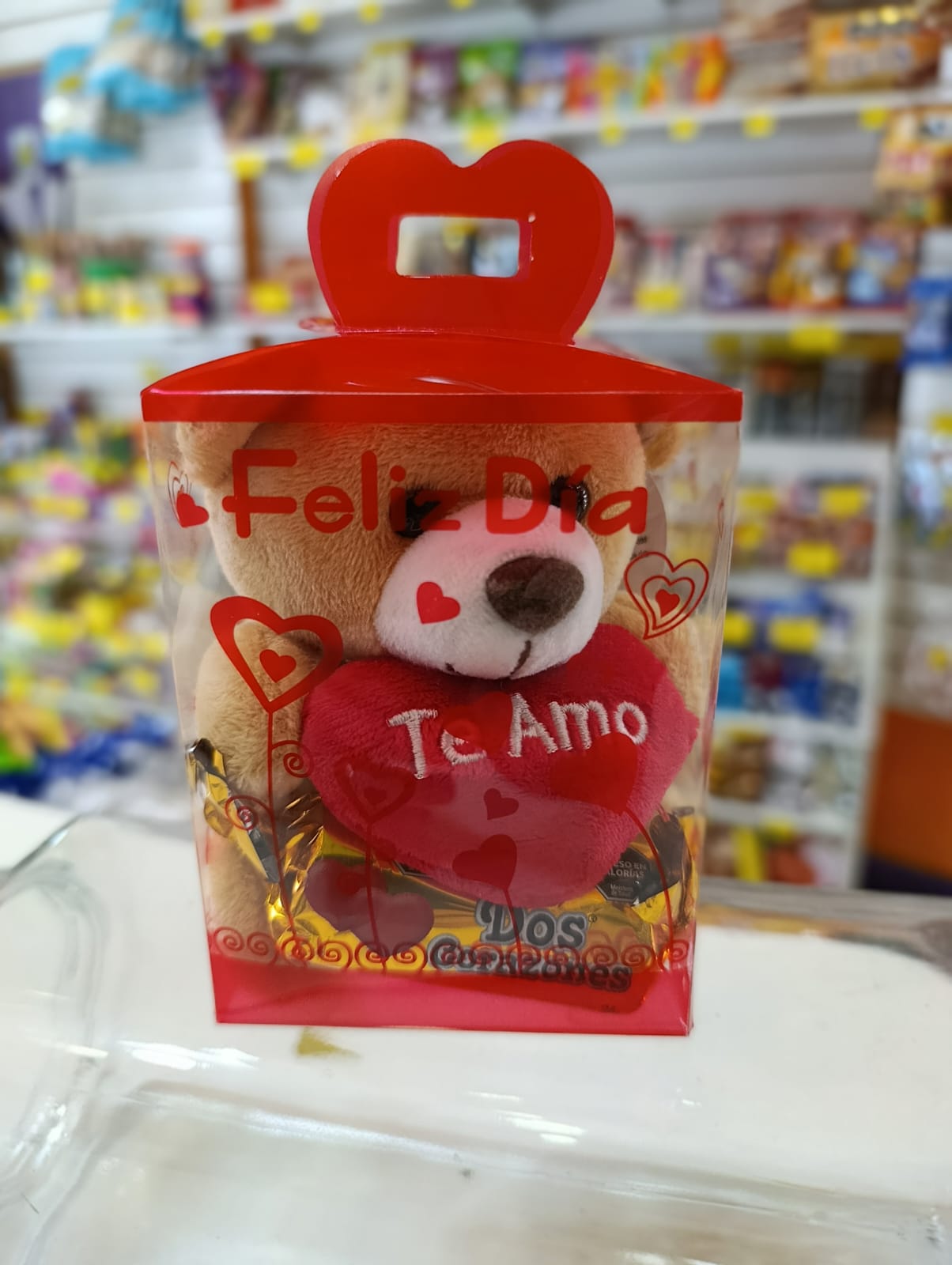 Mini Osito + Dos corazones