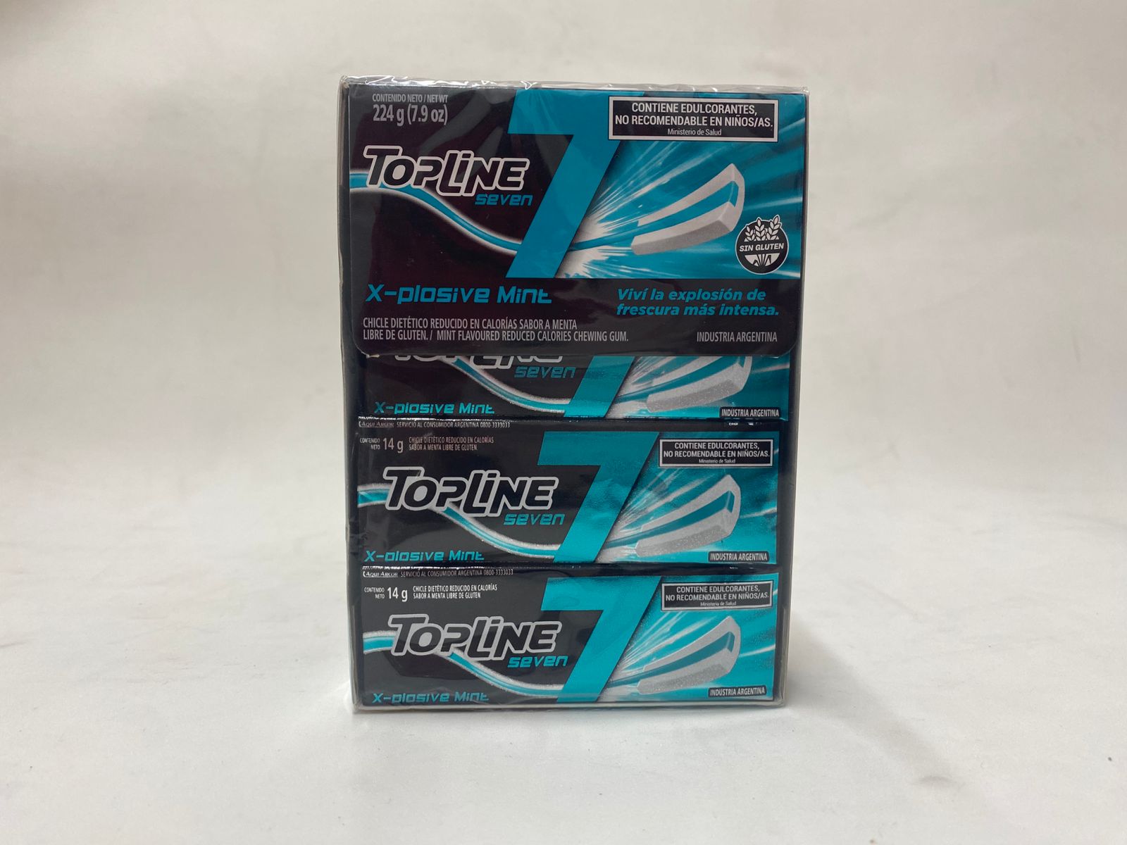 Caja De Chicle TOP LINE SEVEN