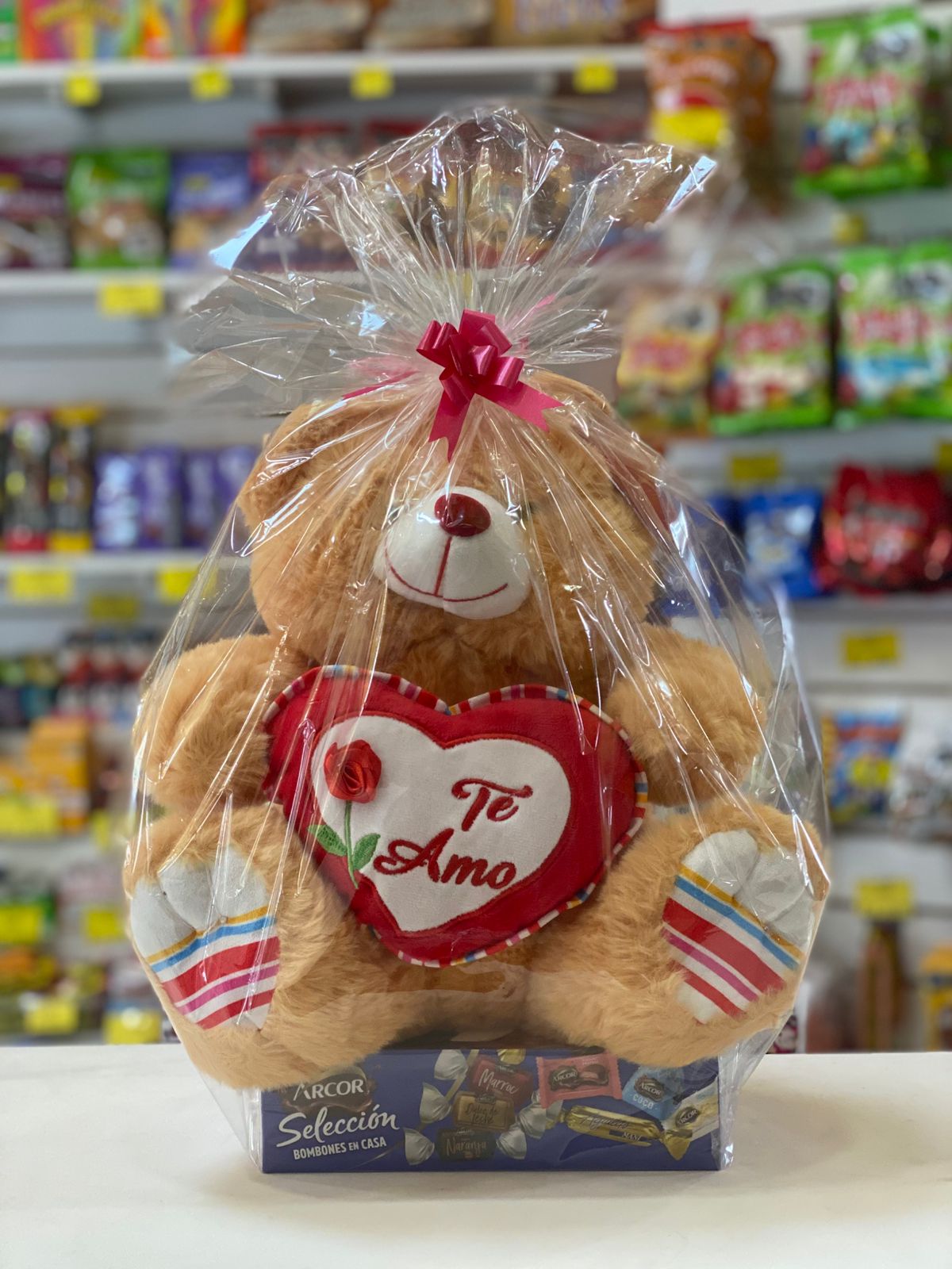 Peluche + Bombón Arcor 