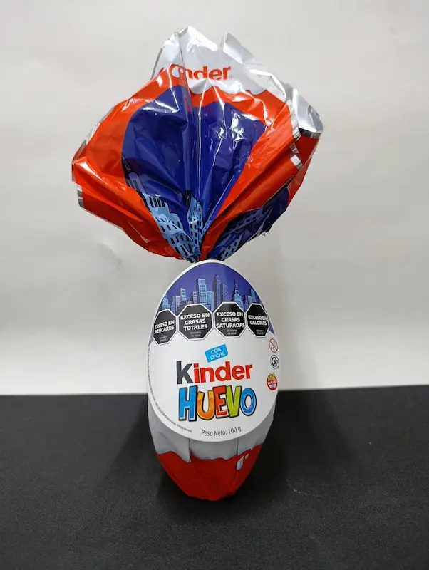 Huevo Kinder x 100 gr. (sin tacc)