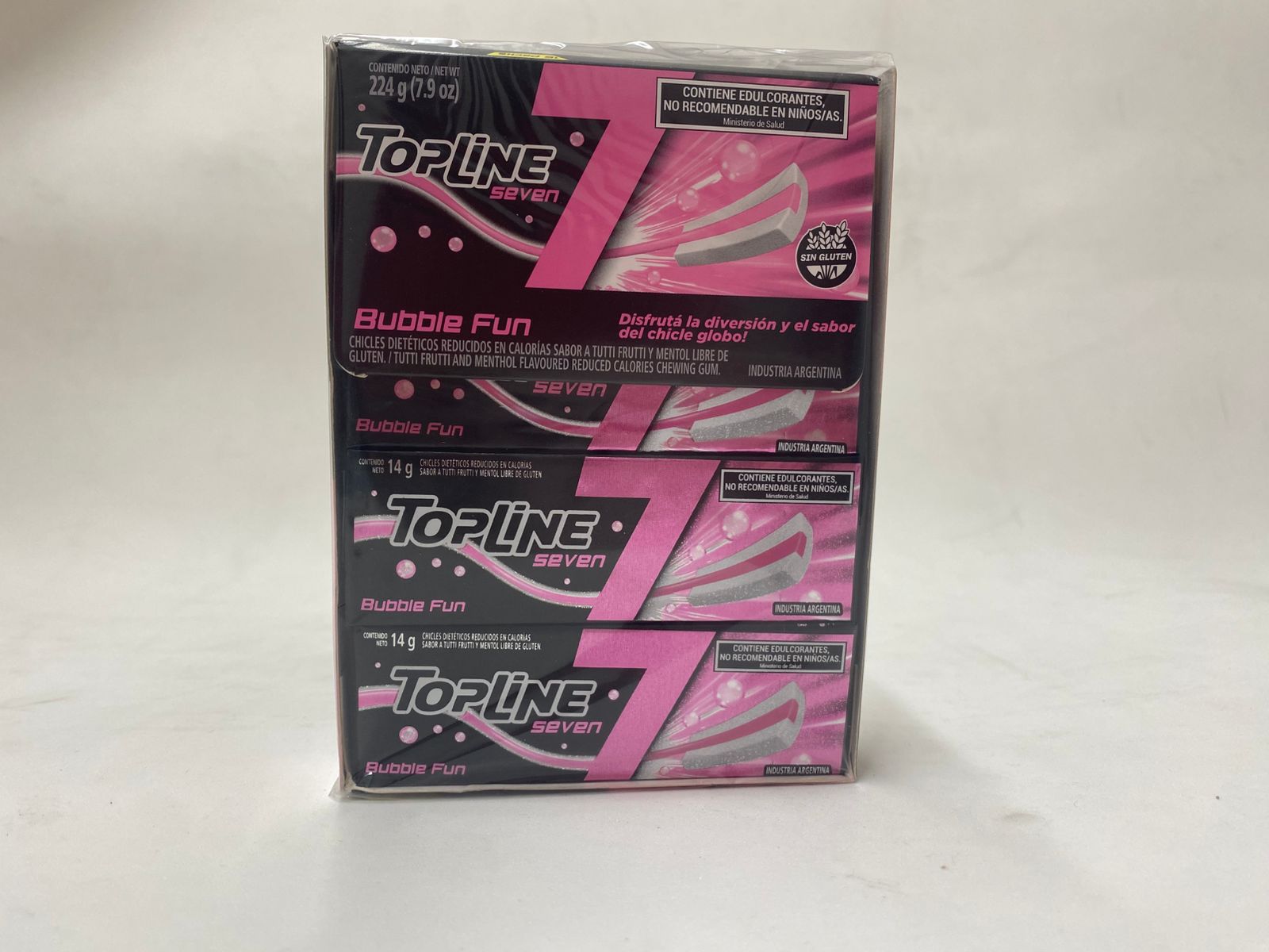 Caja De Chicle TOP LINE SEVEN