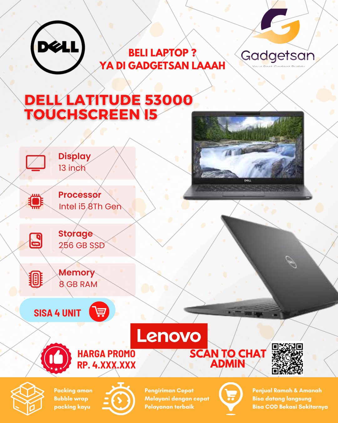 Dell Latitude 5300 Touchscreen i5