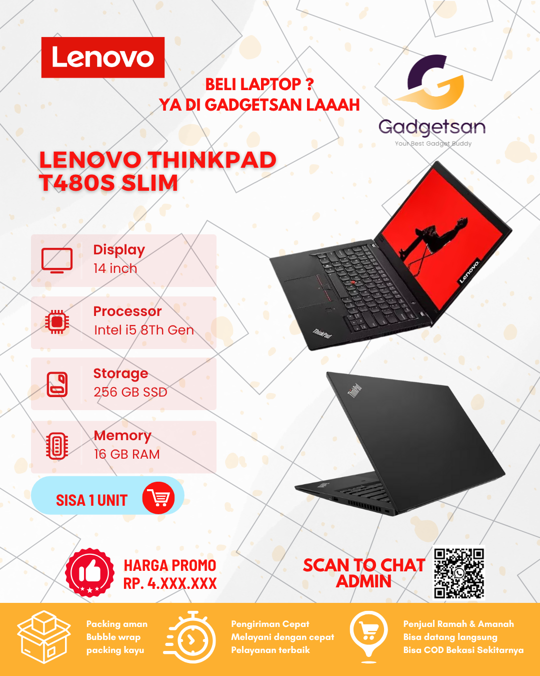Lenovo ThinkPad T480s Slim