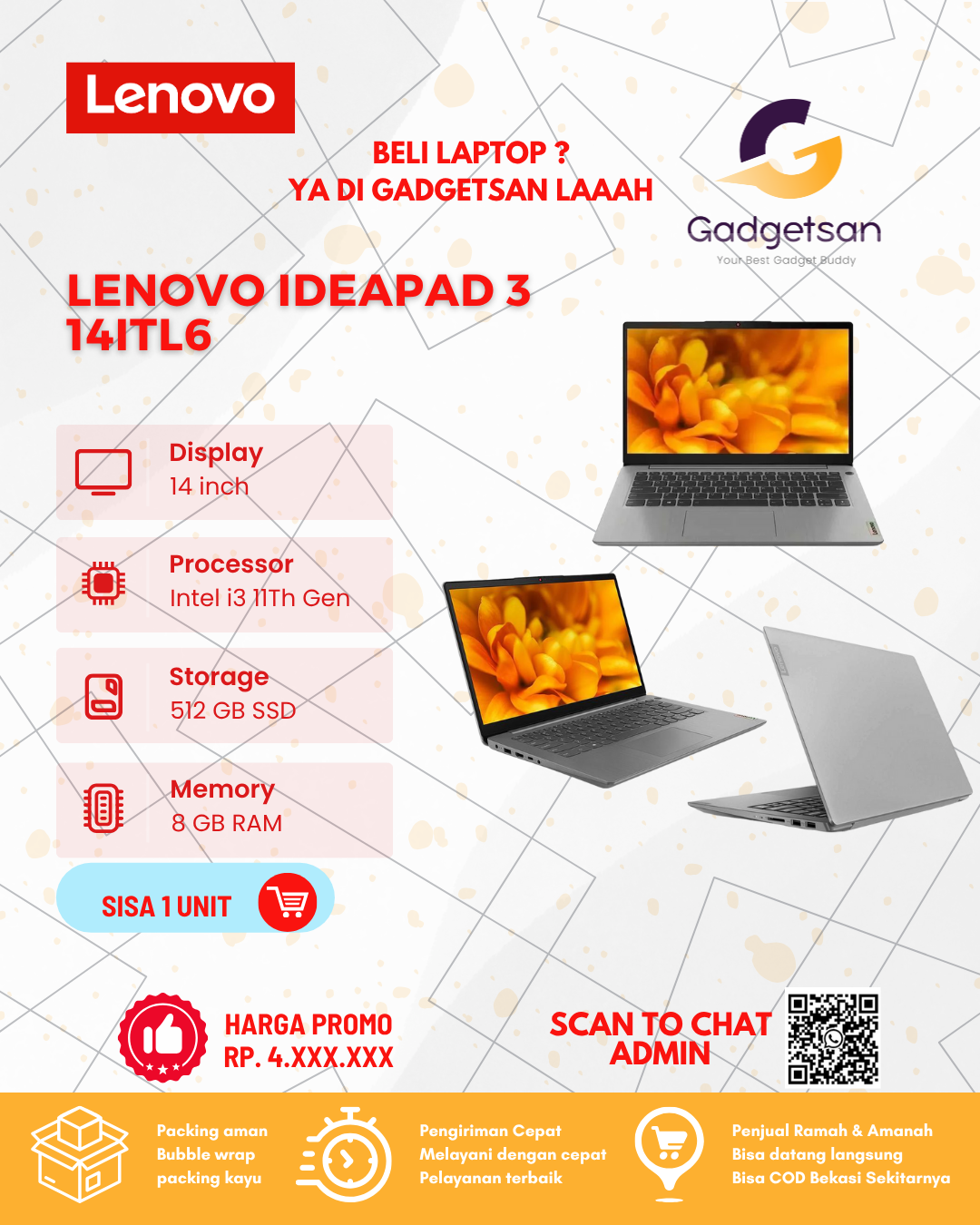 Lenovo Ideapad 3 14ITL6
