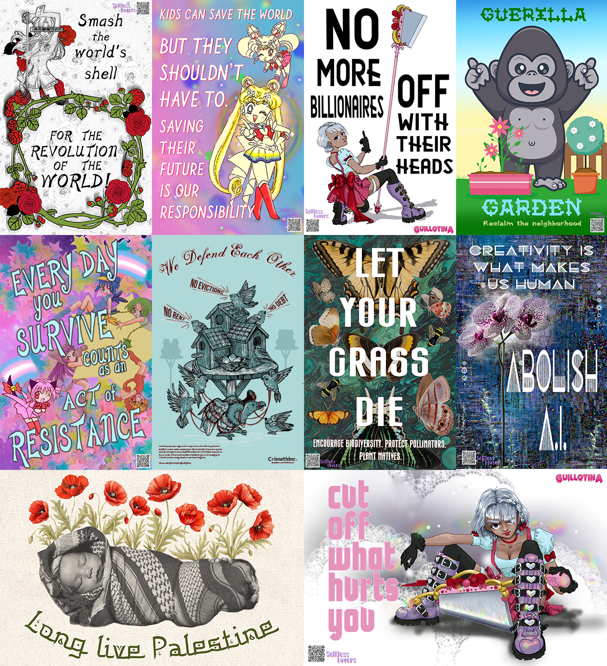 Damn the Man Poster Pack #1