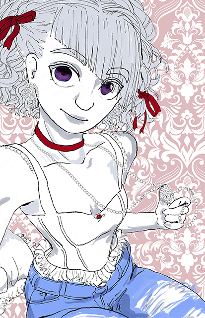 Tevah in Lace Digital Wallpaper Collection