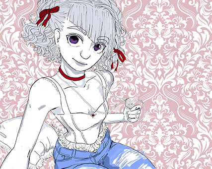 Tevah in Lace Digital Wallpaper Collection