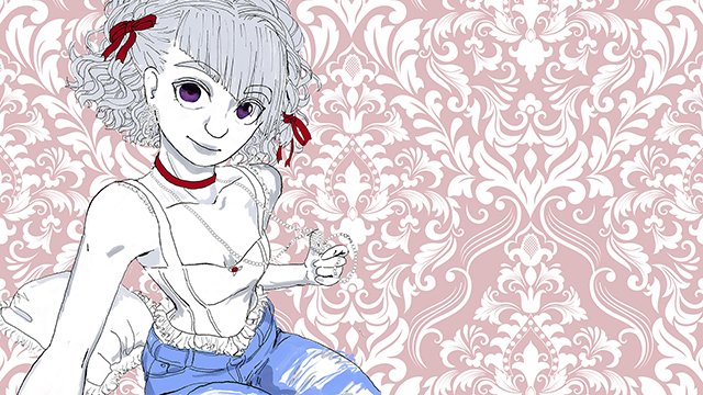 Tevah in Lace Digital Wallpaper Collection