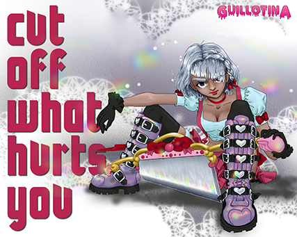 Cut off what hurts you Digital Wallpaper Collection