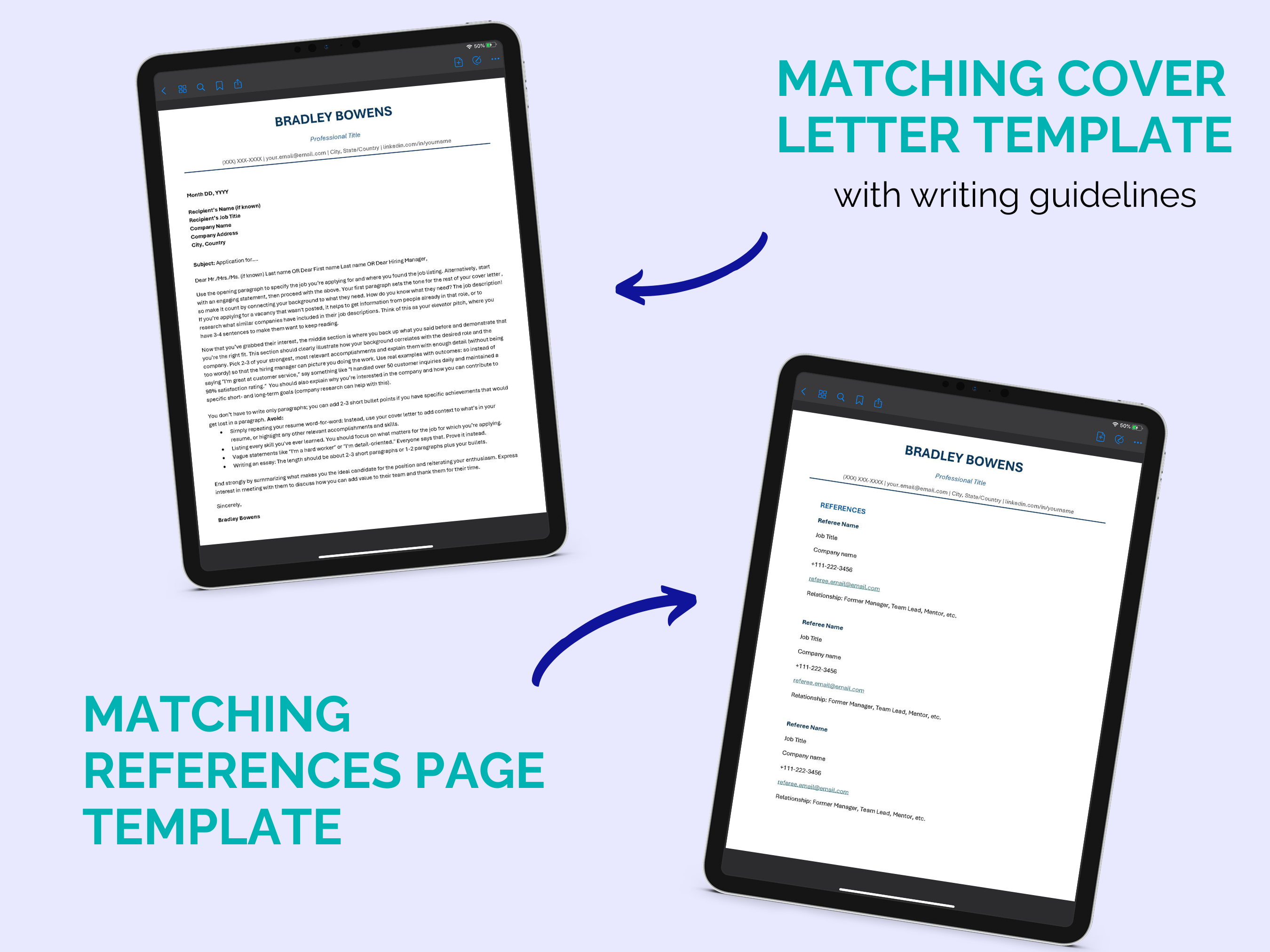 Minimalist Resume Template | Bradley