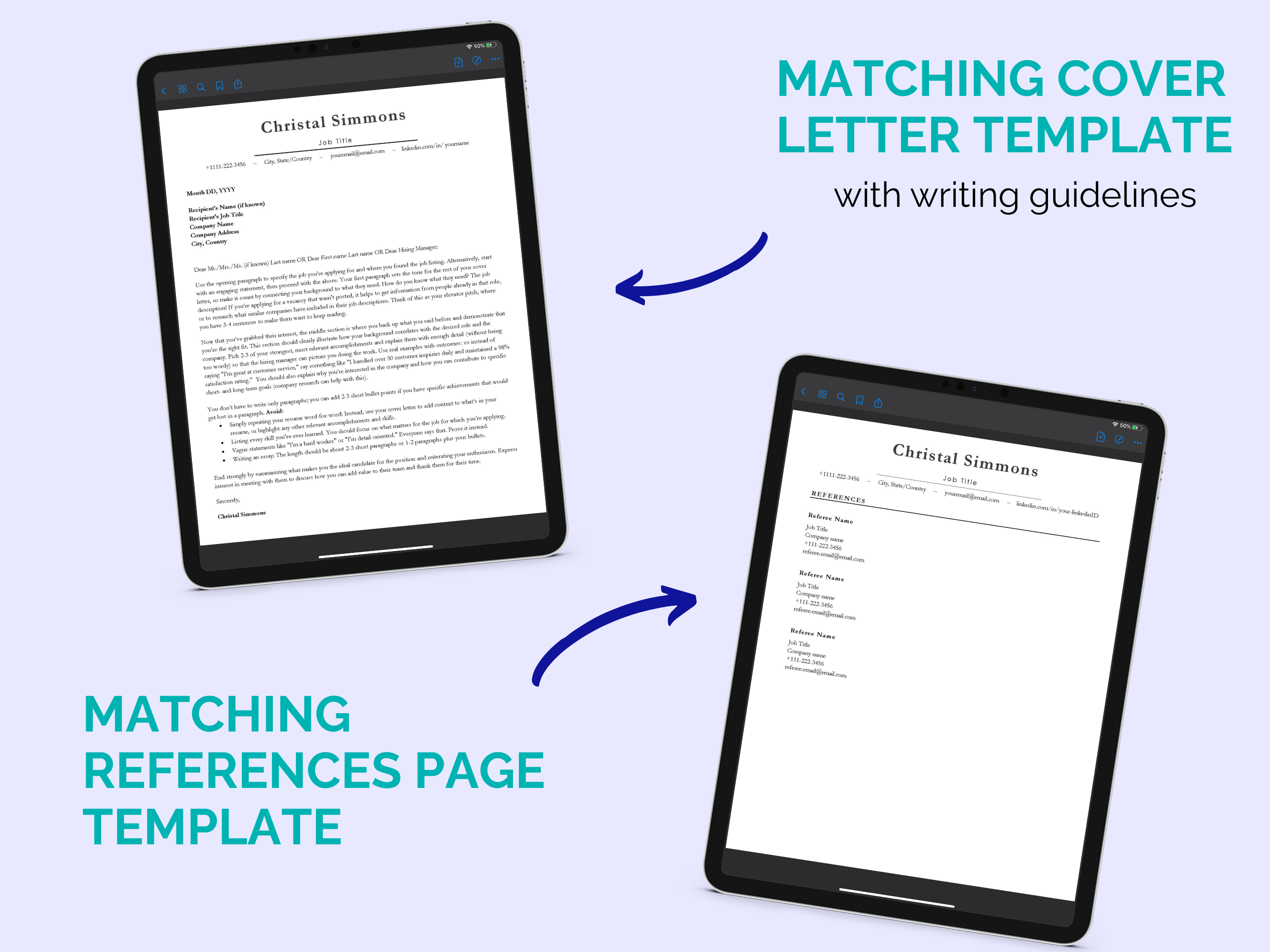Corporate Resume Template | Christal