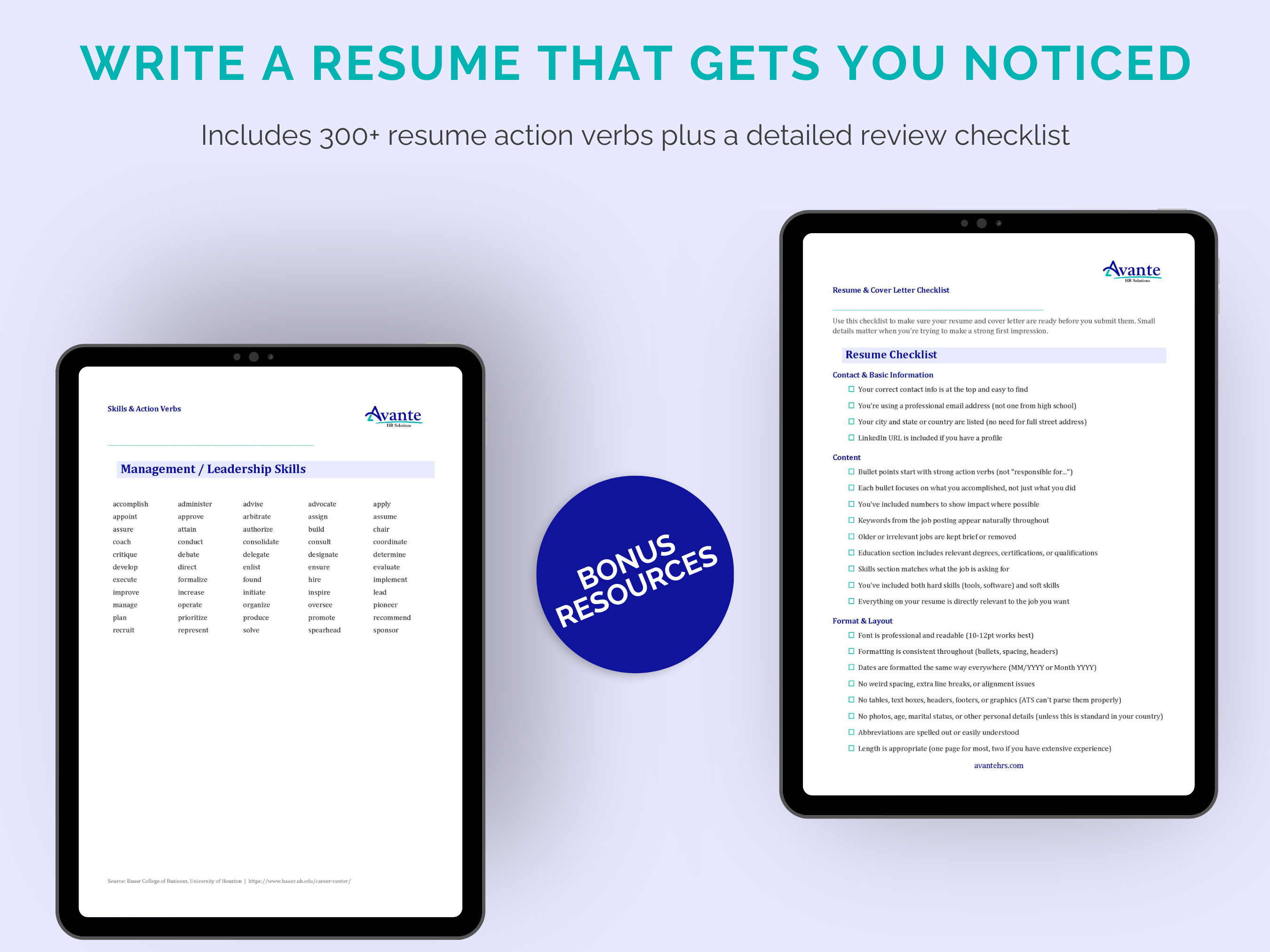 Minimalist Resume Template | Bradley