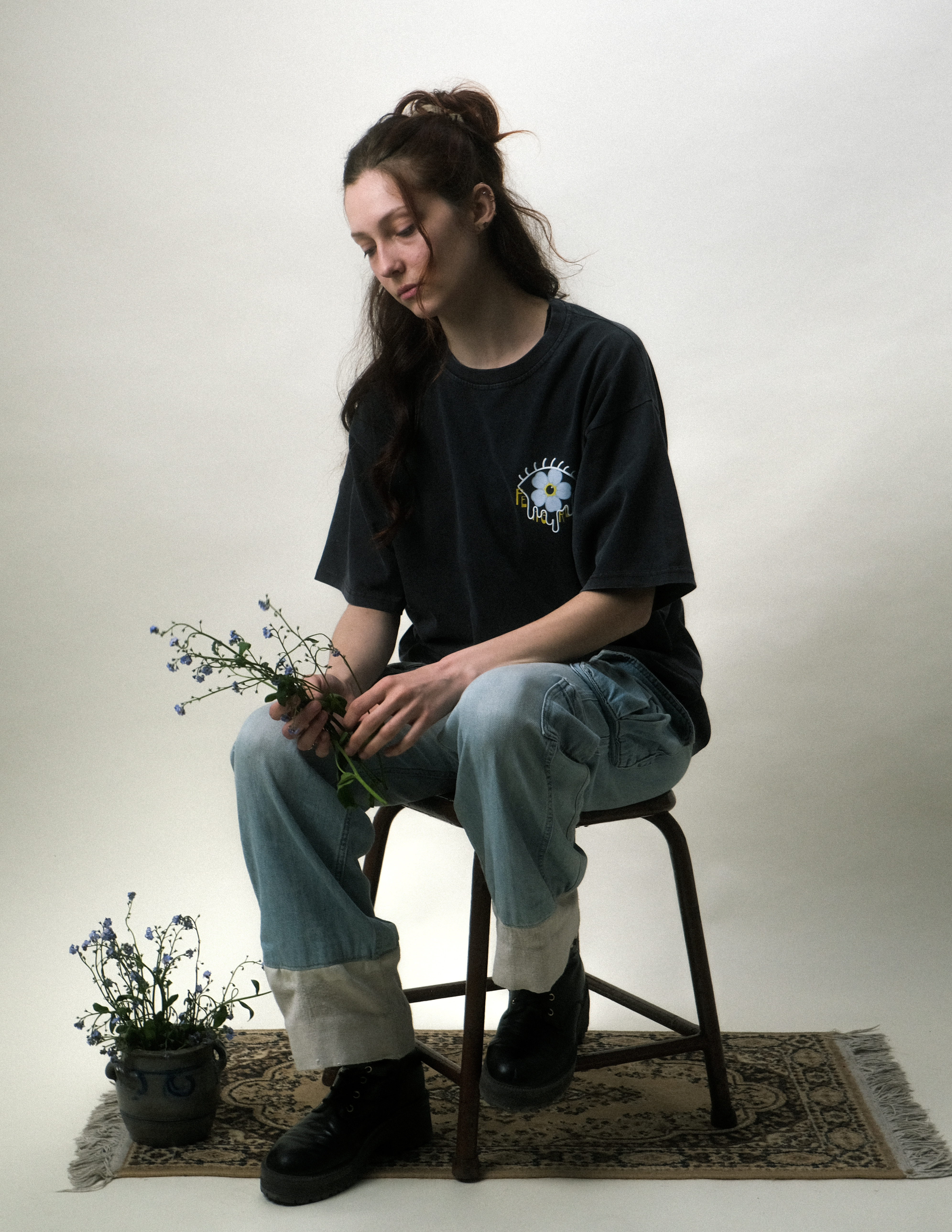 T-shirt Noir Vintage