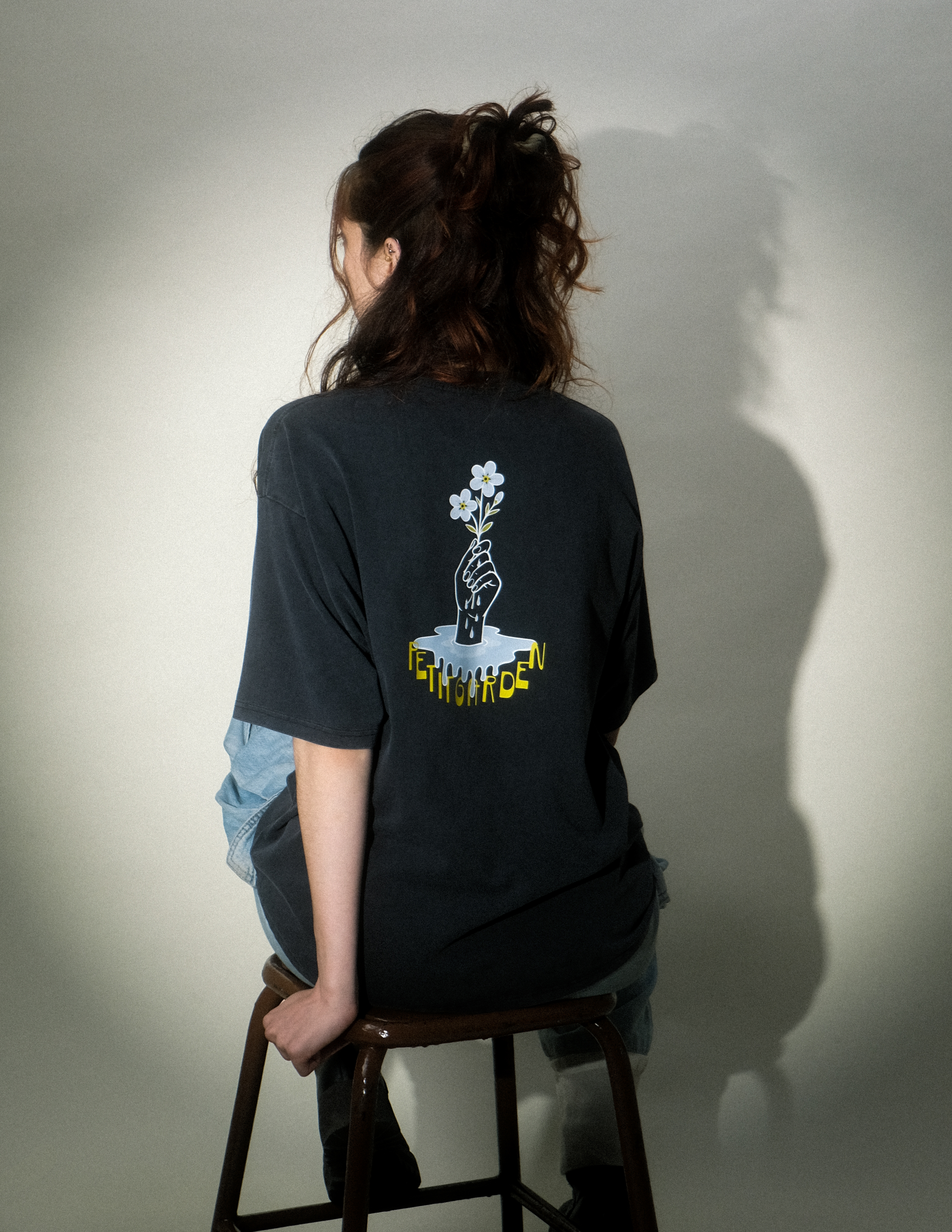 T-shirt Noir Vintage