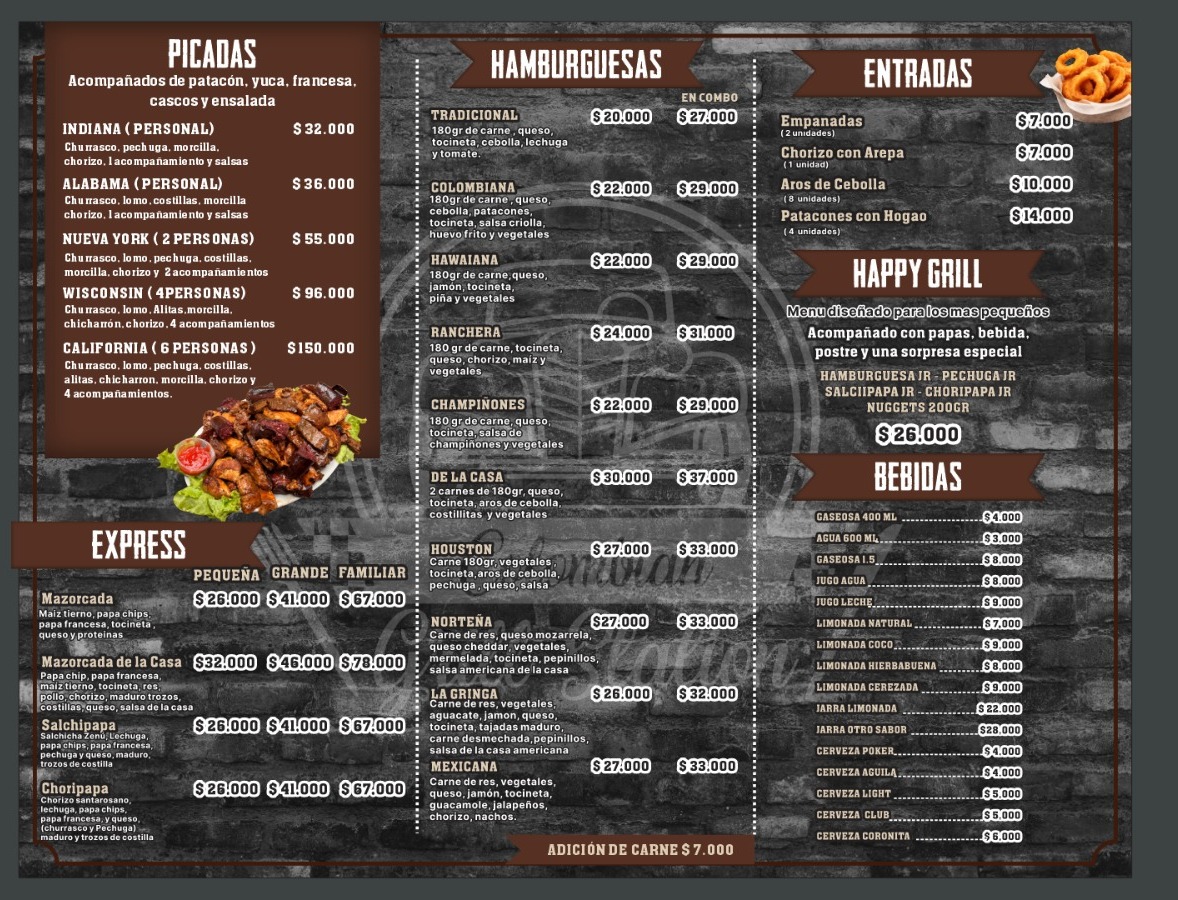 COLOMBIAN GRILL STATION