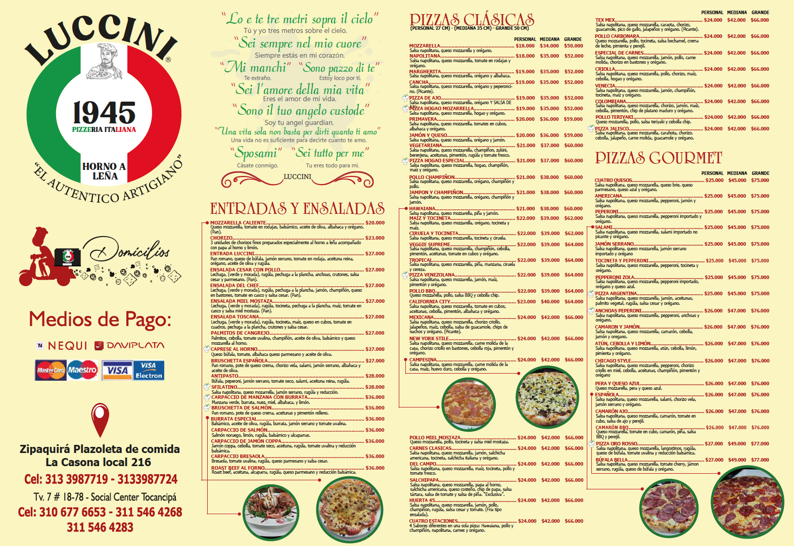 LUCCINI 1945 (Participante Oficial Sabores al Paso)