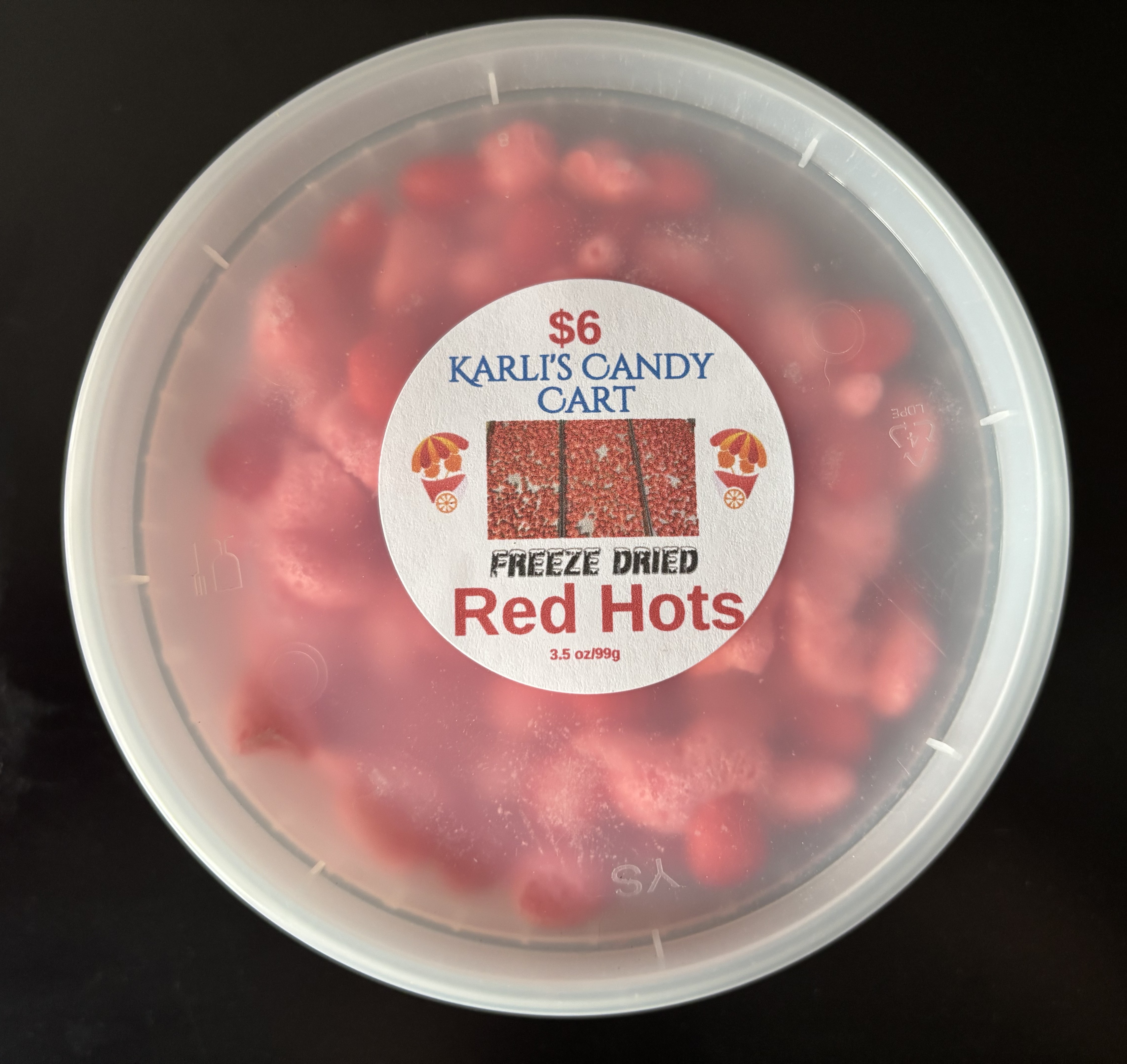 Freeze-Dried Red Hots