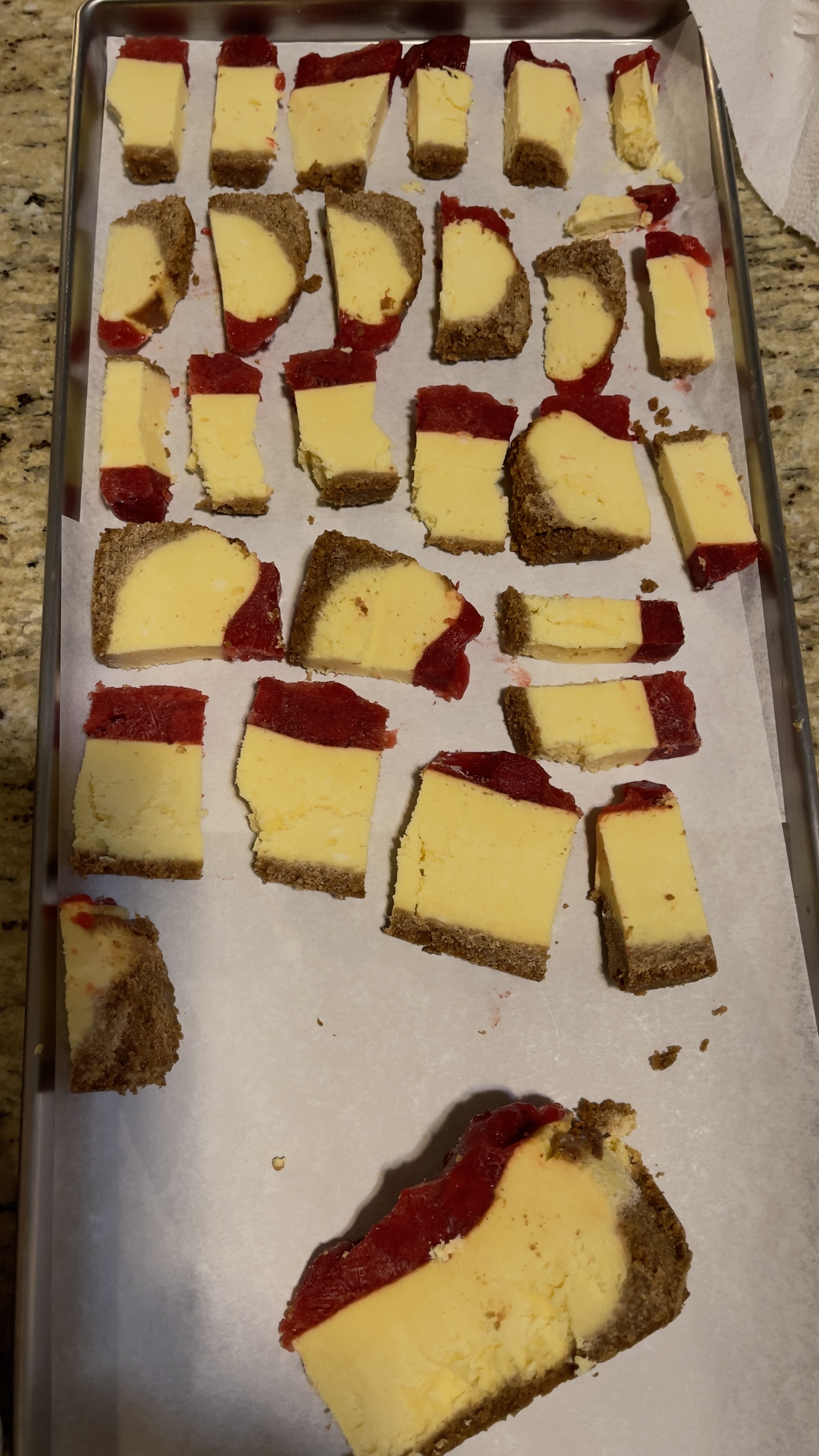 Strawberry Freeze-Dried Cheesecake Bites