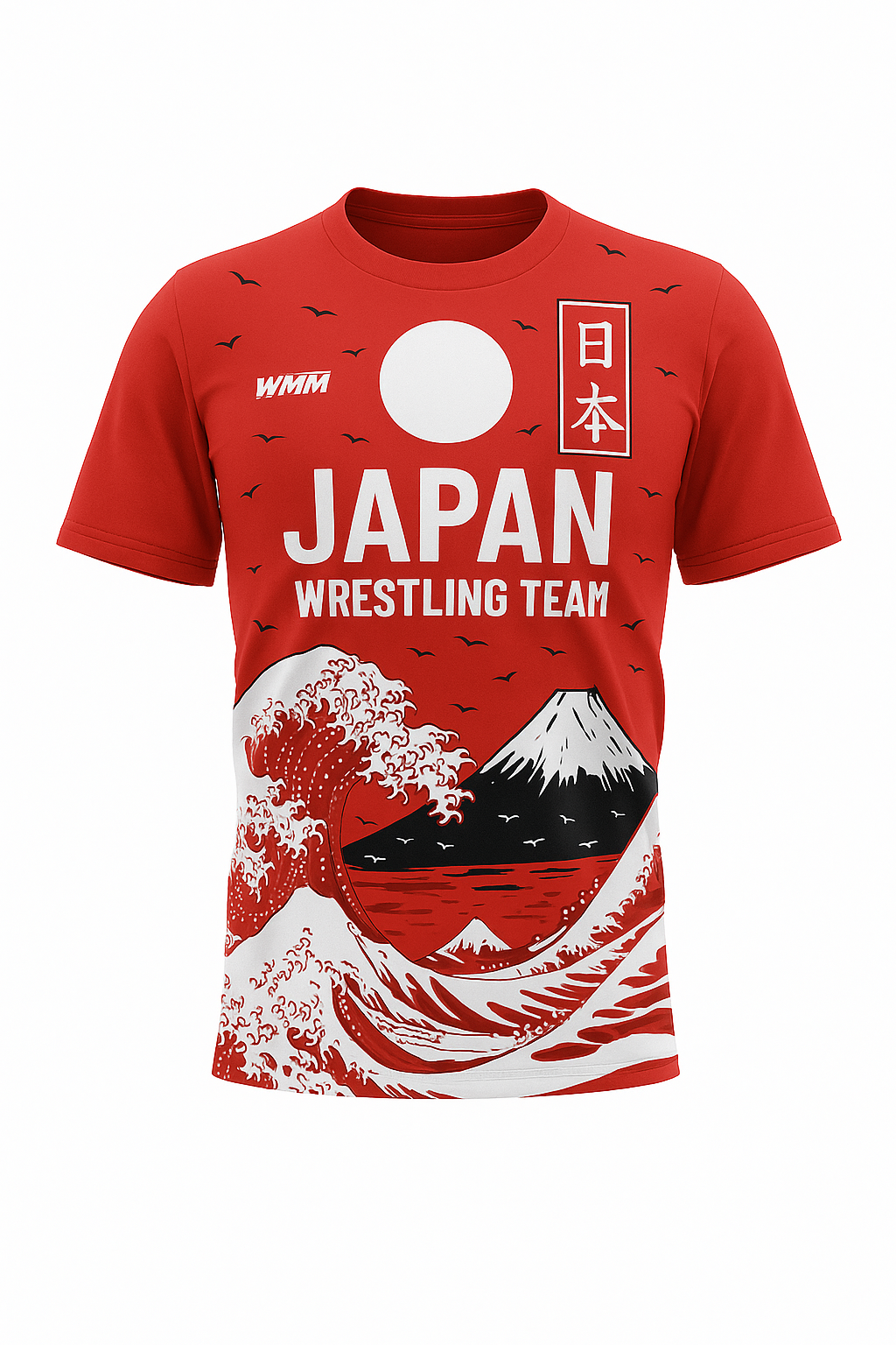 T-shirt de l'équipe de lutte japon